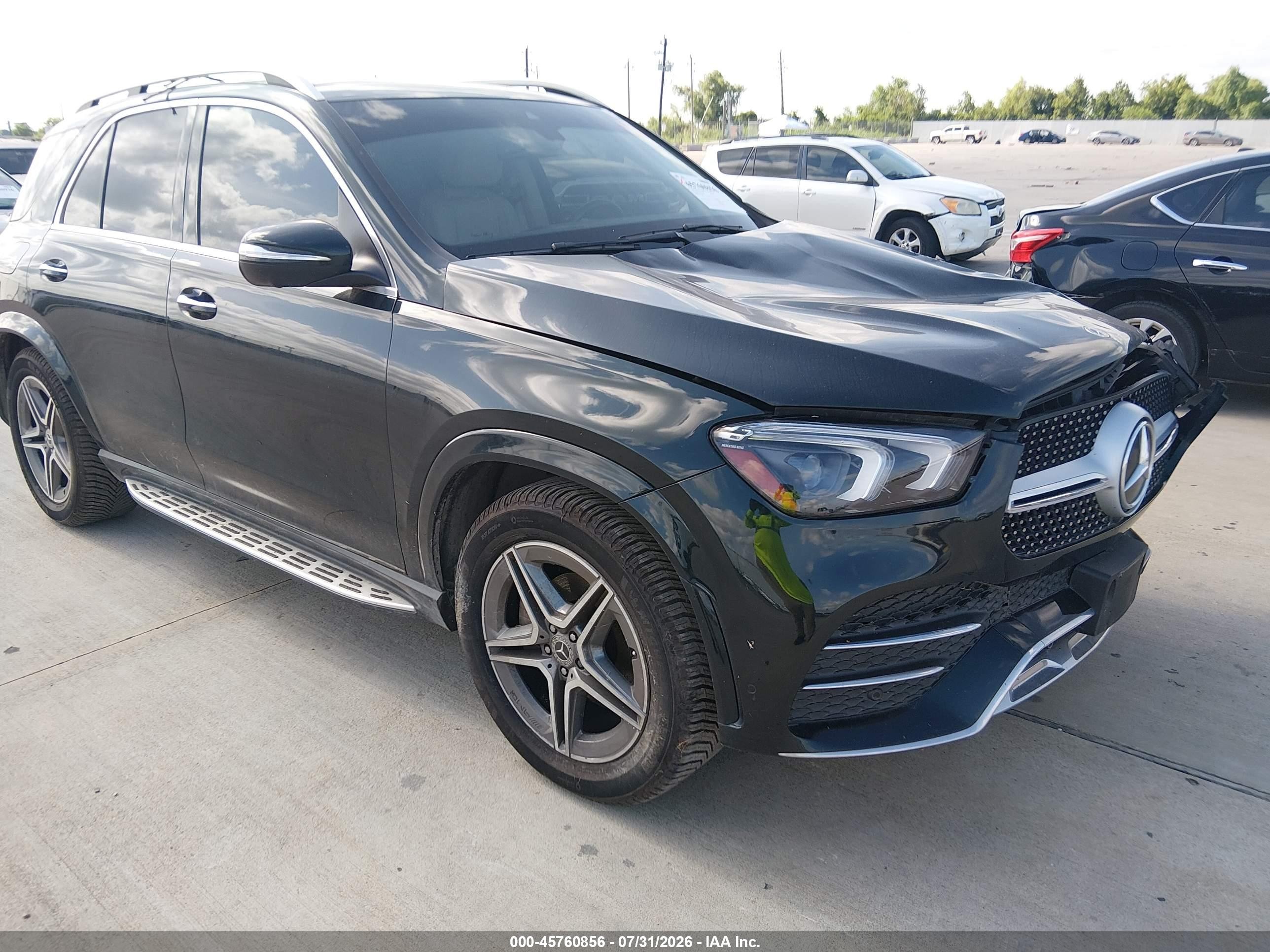 2022 Mercedes-Benz GLE-Class VIN 4JGFB4JB4NA627924 — IAAI salvage auction photo