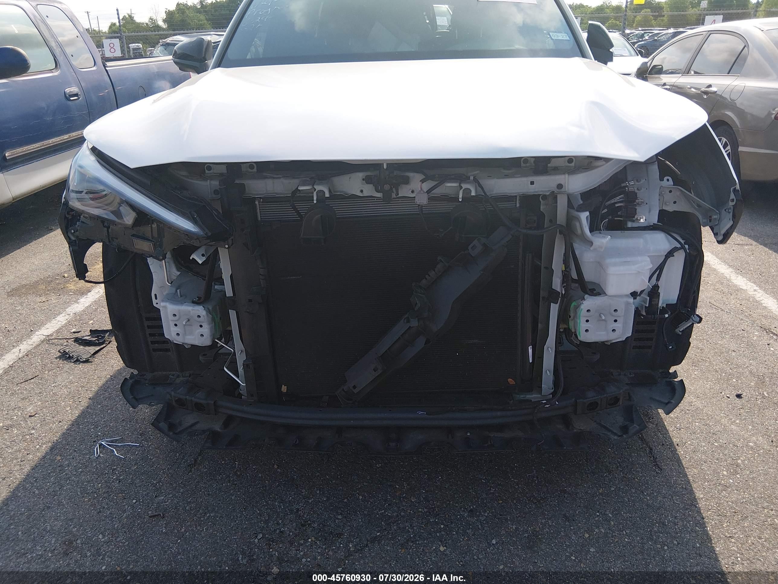 2025 Lexus Tx VIN 5TDABAB65SS009489 IAAI salvage auction — Rear End, Original (Texas), sold $22,750 on 2026-08-31 (photo 6)