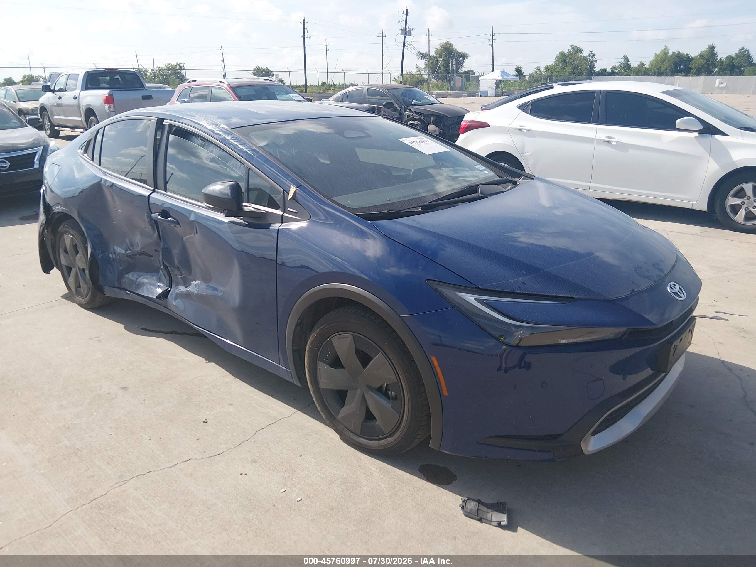 2025 Toyota Prius Plug-In VIN JTDACACU8S3049738 — IAAI salvage auction photo