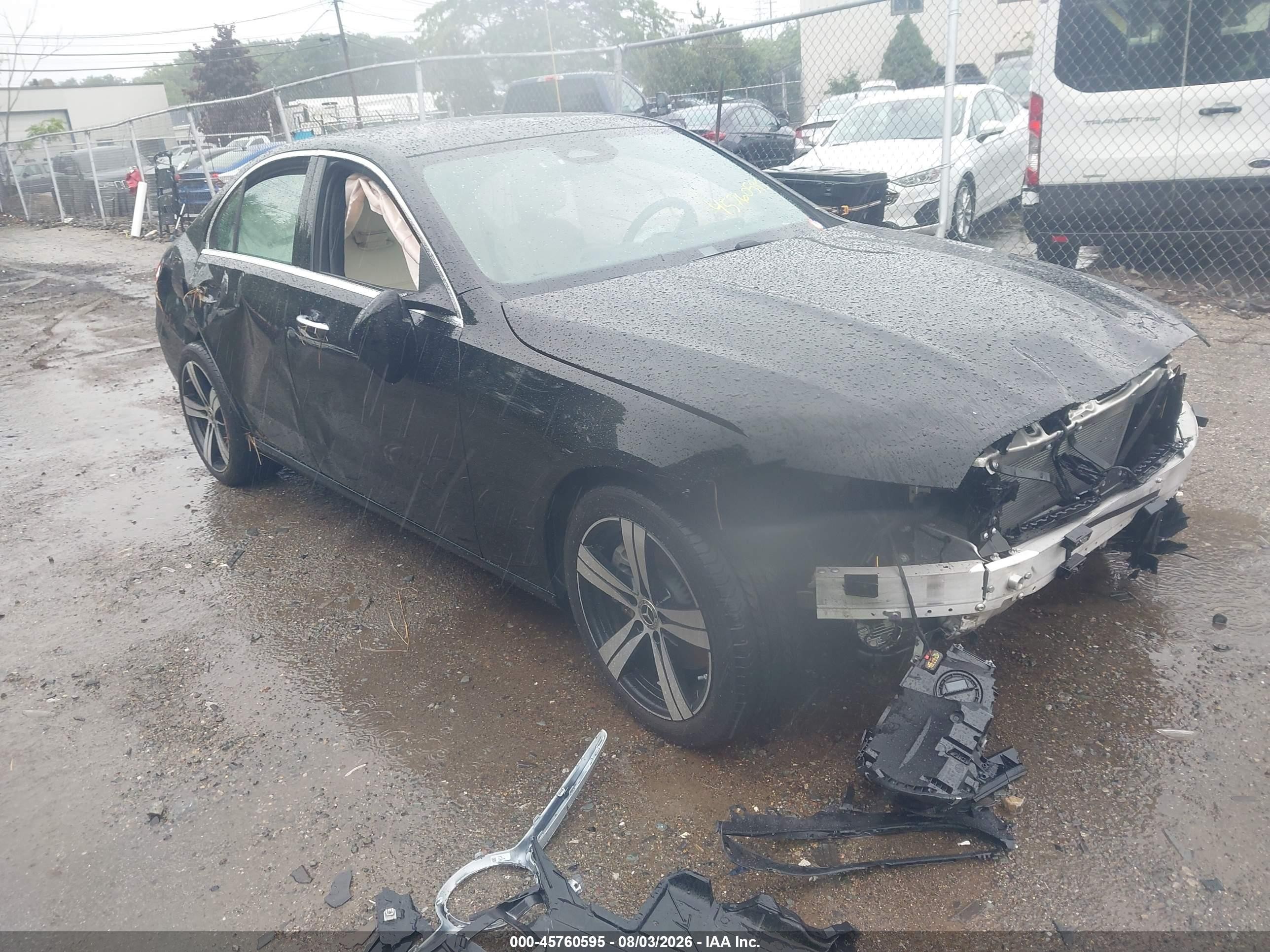 2025 Mercedes-Benz C-Class VIN W1KAF4HB7SR250260 — IAAI salvage auction photo