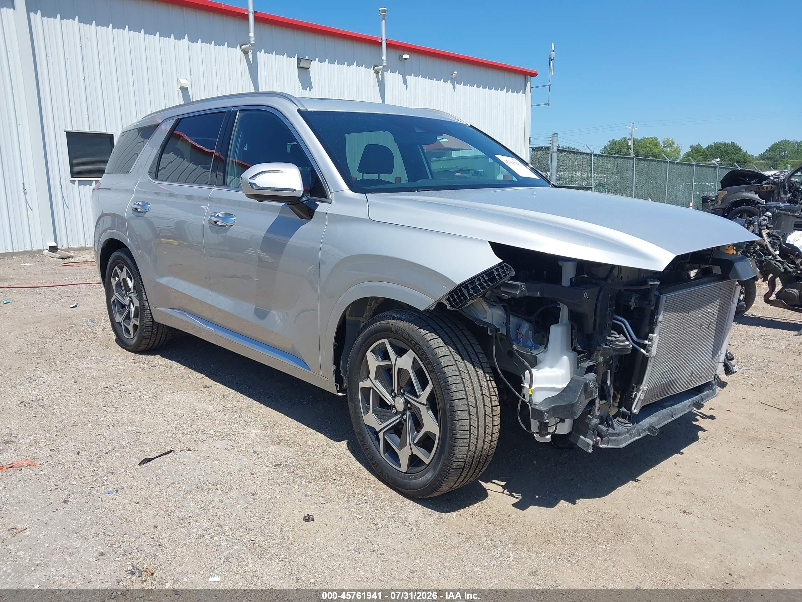 2021 Hyundai Palisade VIN KM8R7DHE8MU287267 — IAAI salvage auction photo