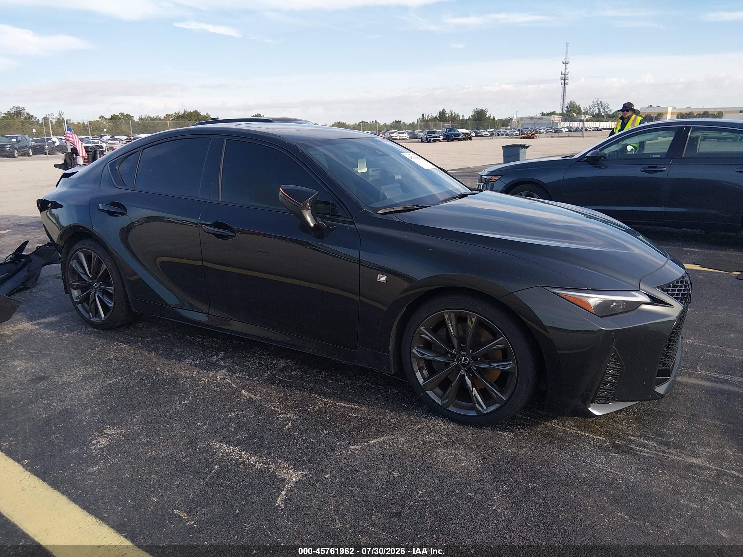 2024 Lexus IS 350 VIN JTHGZ1B24R5081639 — IAAI salvage auction photo