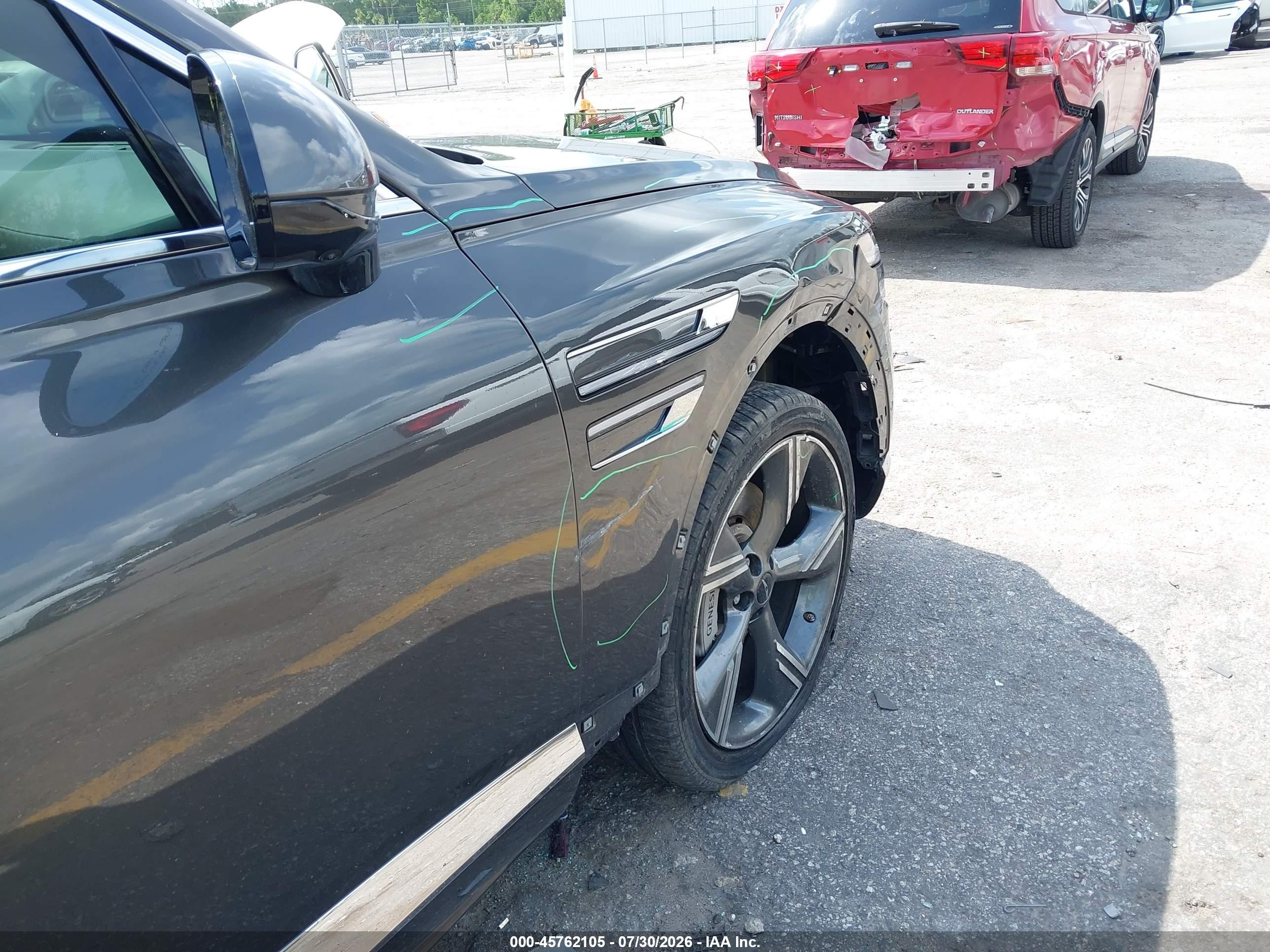 2025 Genesis Gv80 VIN KMUHEESCXSU223227 IAAI salvage auction — Unknown, Rebuildable (Florida), sold $30,300 on 2026-08-31 (photo 6)