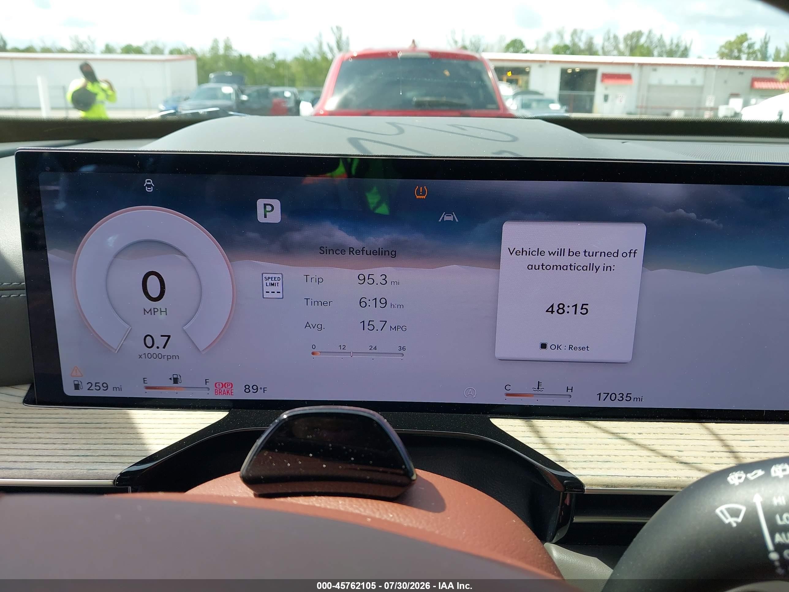 2025 Genesis Gv80 VIN KMUHEESCXSU223227 IAAI salvage auction — Unknown, Rebuildable (Florida), sold $30,300 on 2026-08-31 (photo 7)