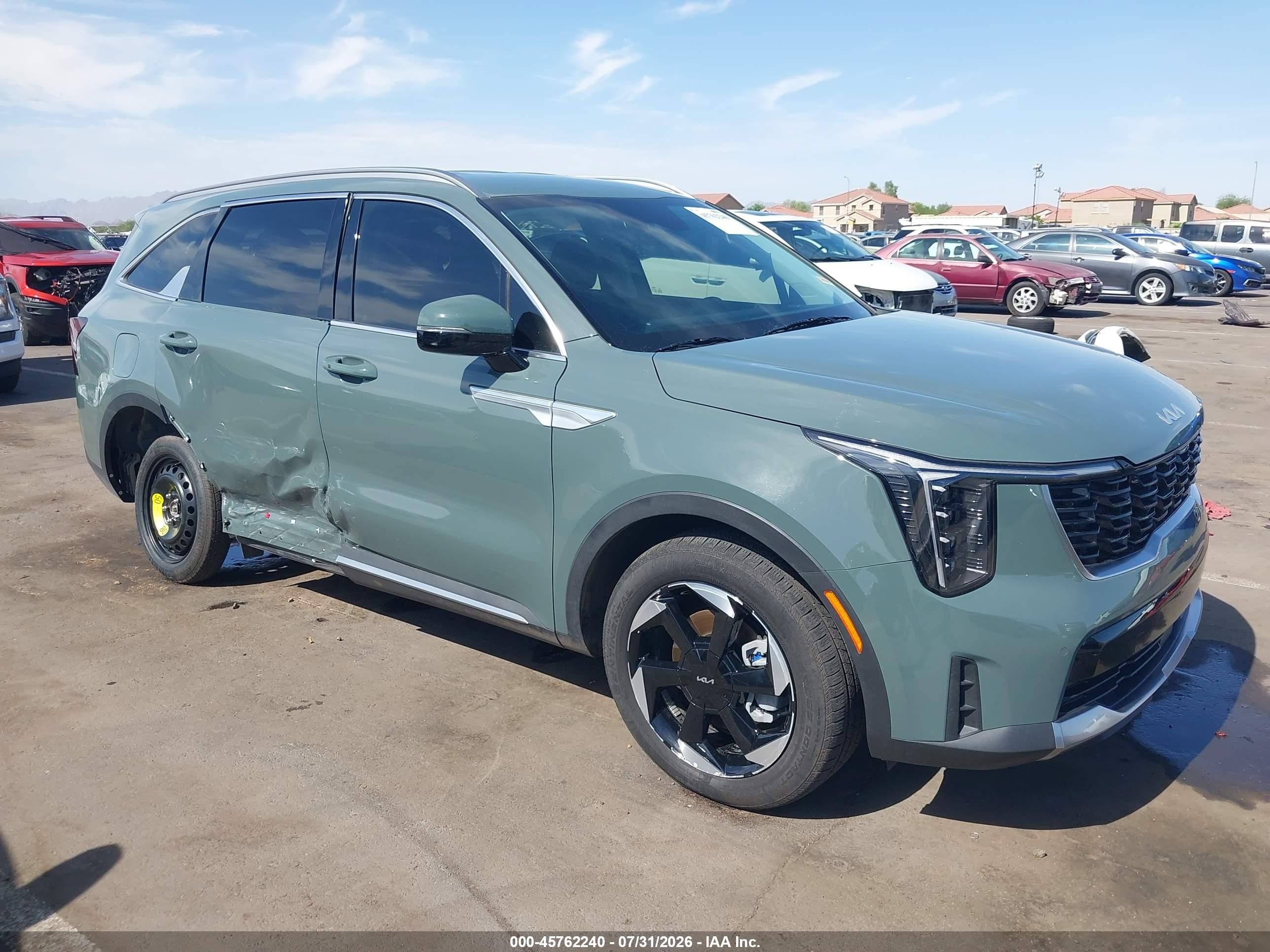 2025 Kia Sorento Hybrid VIN KNDRJDJH0S5310445 — IAAI salvage auction photo