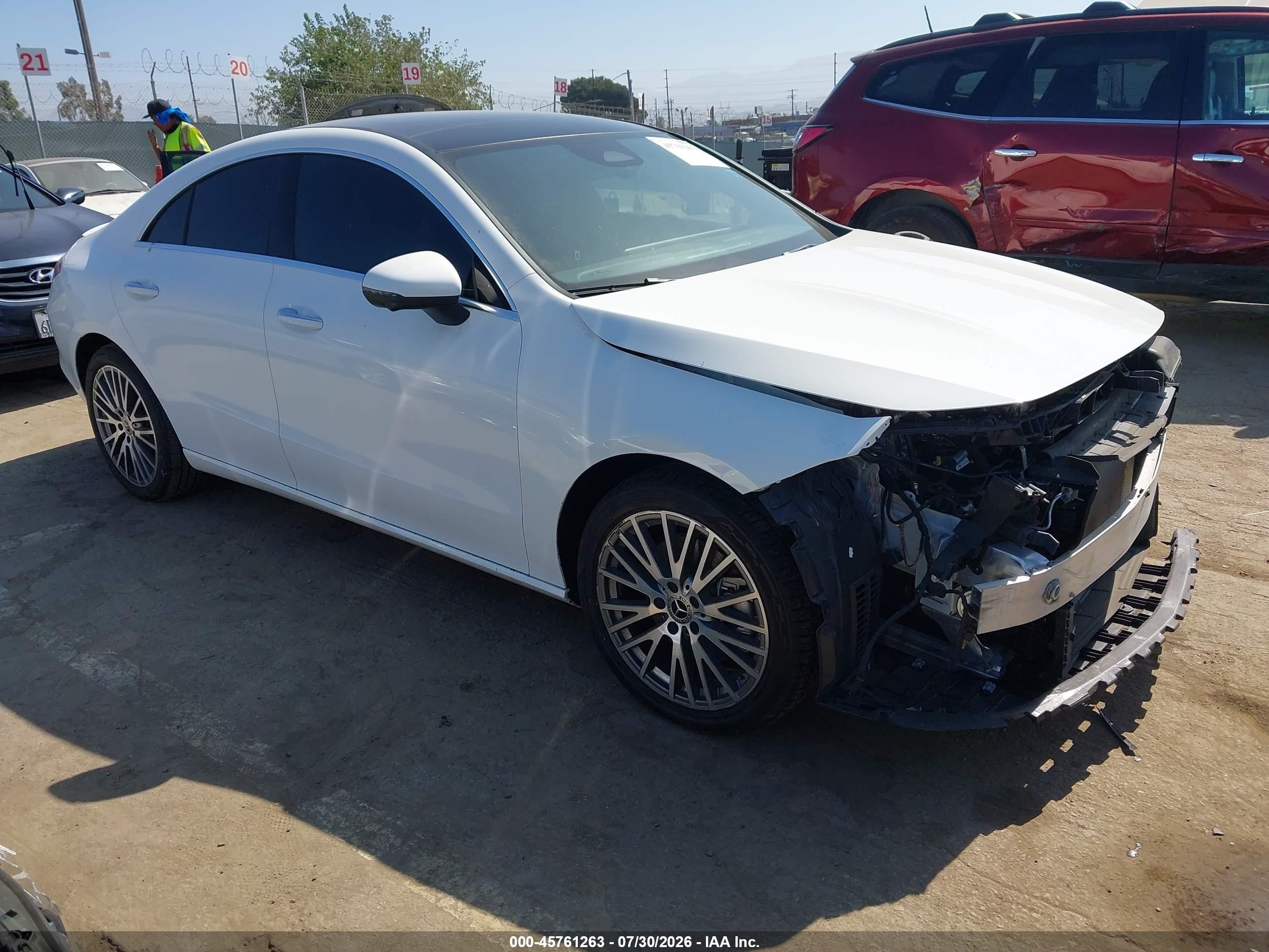 2025 Mercedes-Benz CLA-Class VIN W1K5J4GB0SN553132 — IAAI salvage auction photo