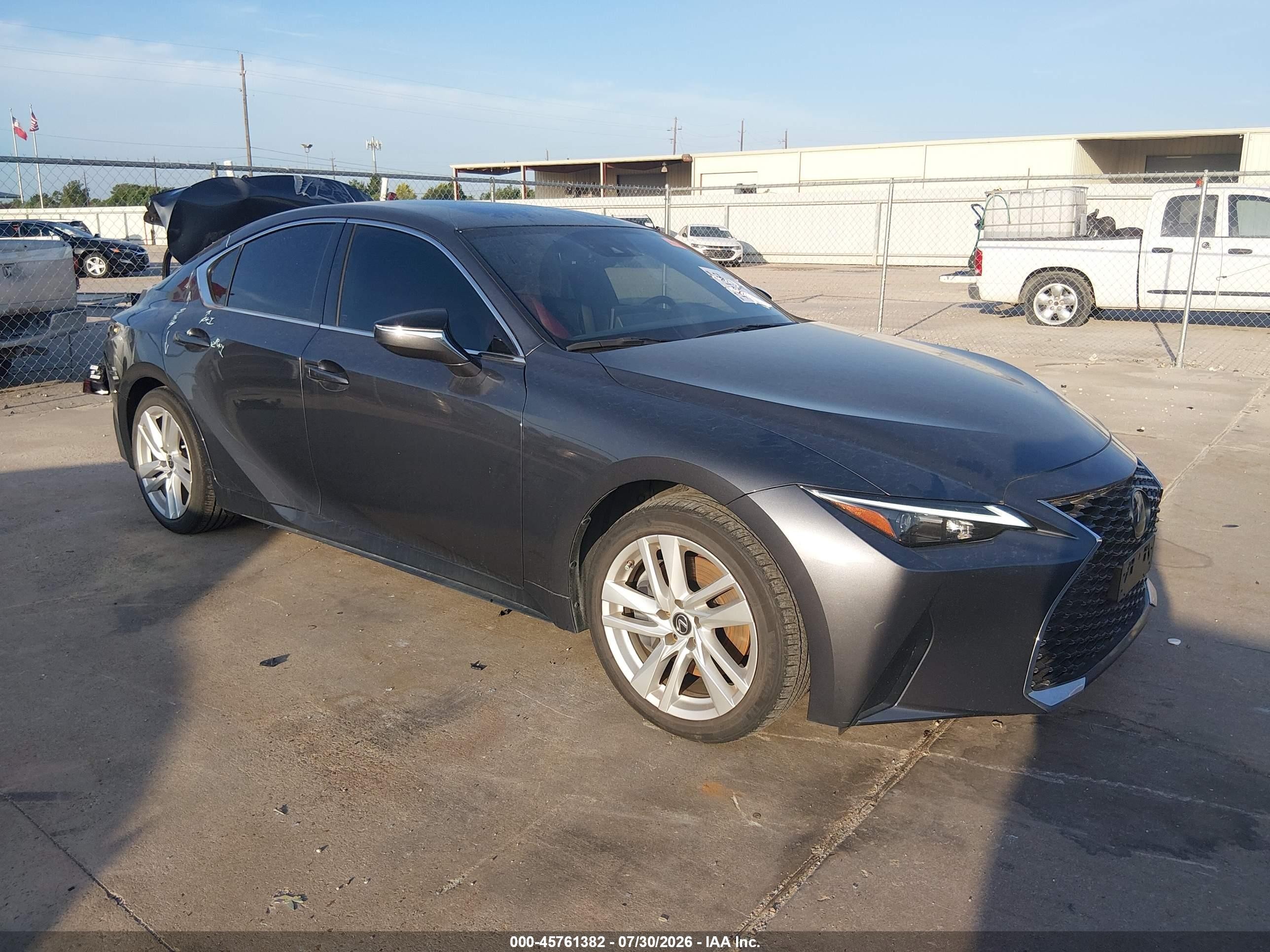 2021 Lexus IS 300 VIN JTHA81F29M5046686 — IAAI salvage auction photo