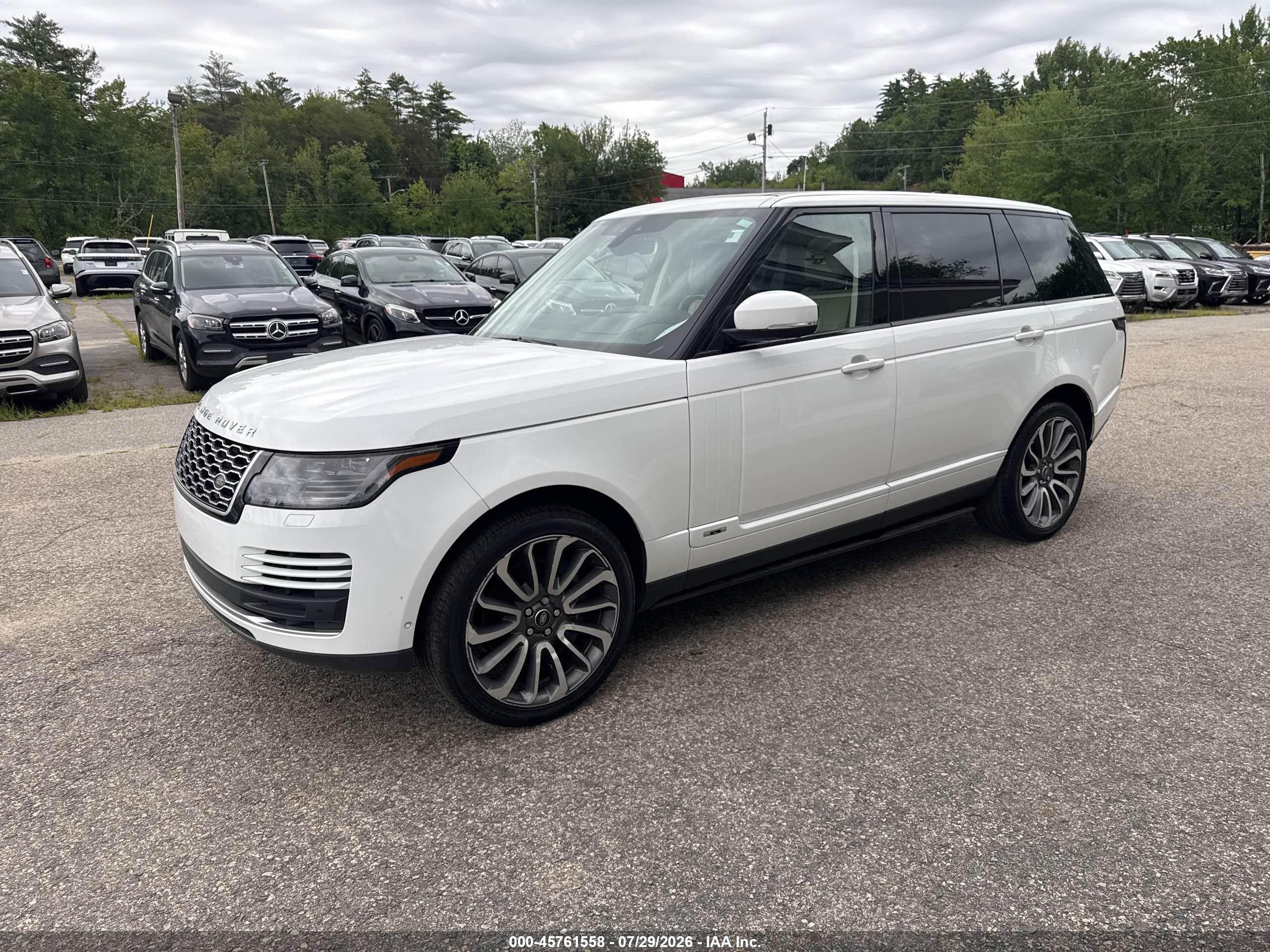 2018 Land Rover Range Rover VIN SALGS5RE3JA380542 IAAI salvage auction — Normal Wear, Clear (New Jersey), sold $19,300 on 2026-08-26 (photo 2)