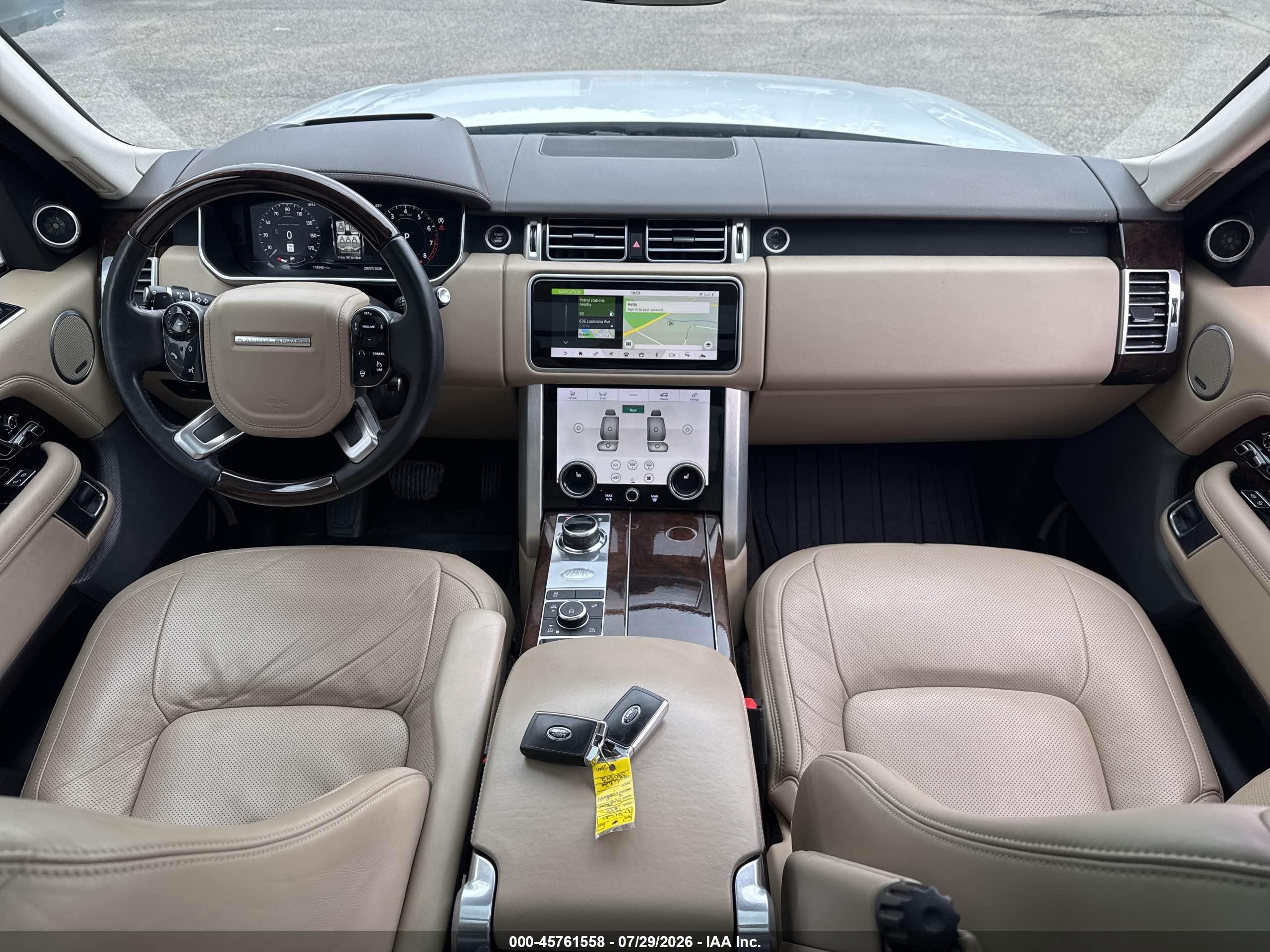 2018 Land Rover Range Rover VIN SALGS5RE3JA380542 IAAI salvage auction — Normal Wear, Clear (New Jersey), sold $19,300 on 2026-08-26 (photo 6)