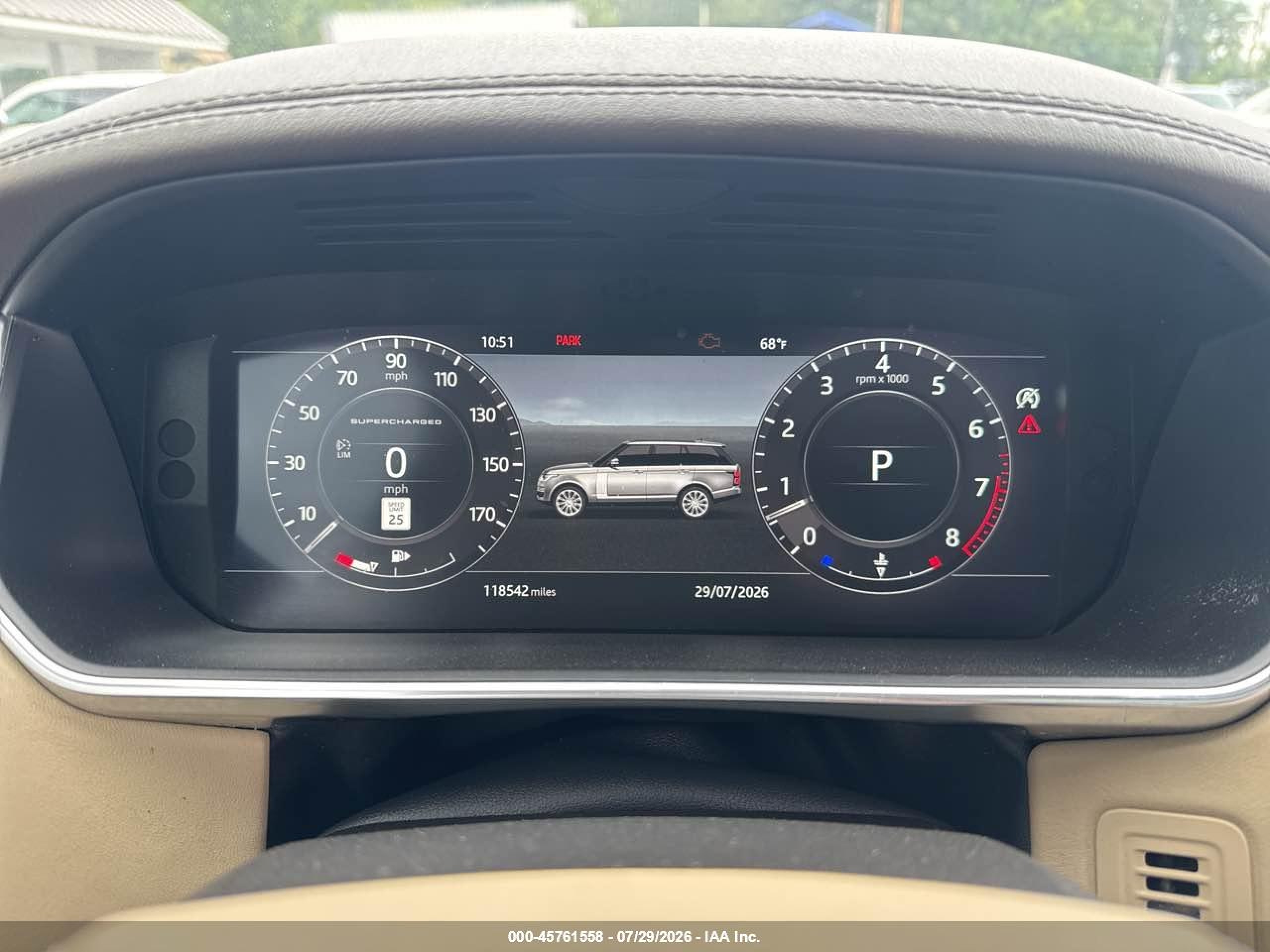 2018 Land Rover Range Rover VIN SALGS5RE3JA380542 IAAI salvage auction — Normal Wear, Clear (New Jersey), sold $19,300 on 2026-08-26 (photo 7)