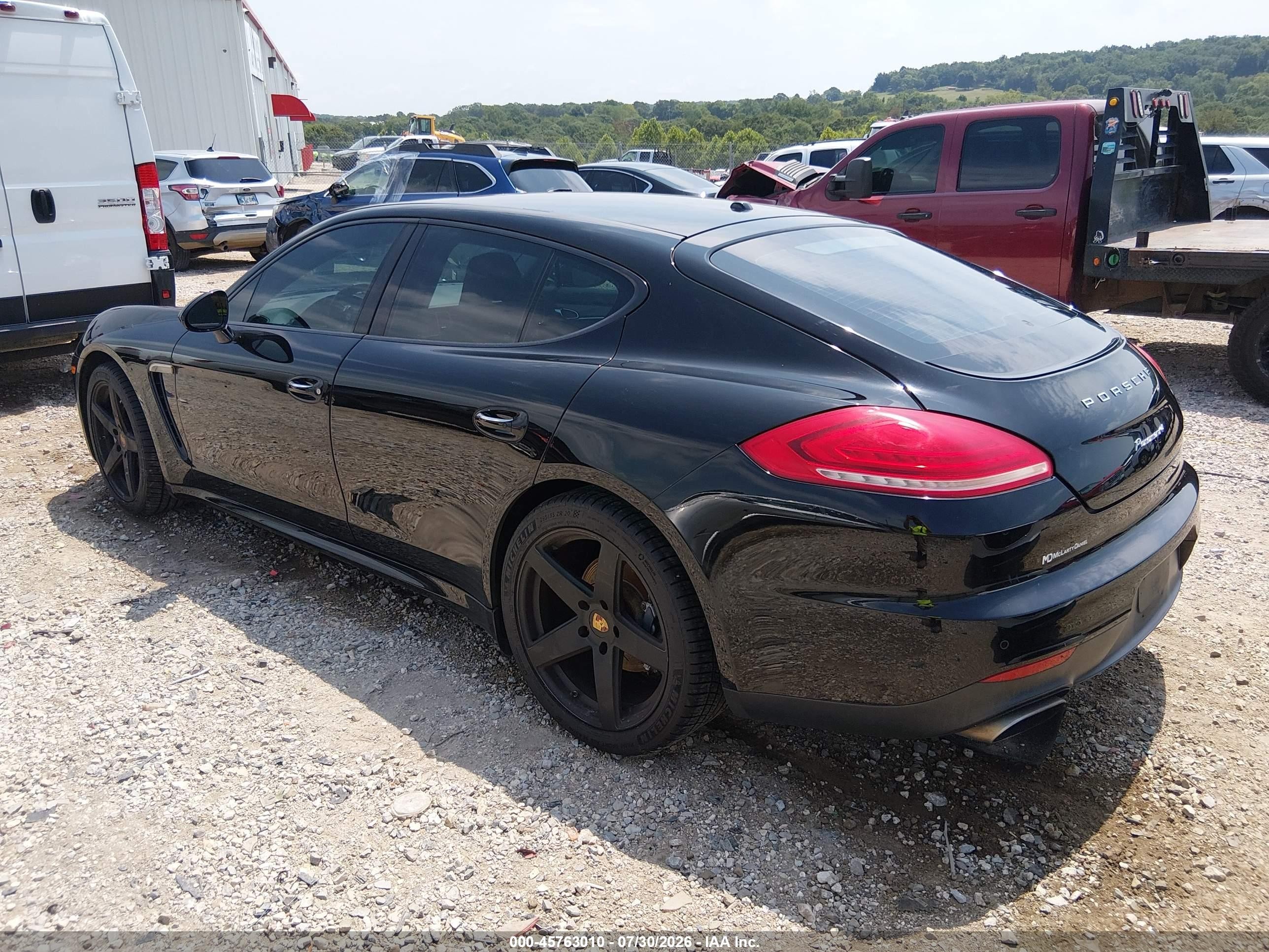 2014 Porsche Panamera VIN WP0AA2A79EL008080 IAAI salvage auction — Water/Flood, Salvage (Arkansas), sold $3,500 on 2026-09-12 (photo 3)