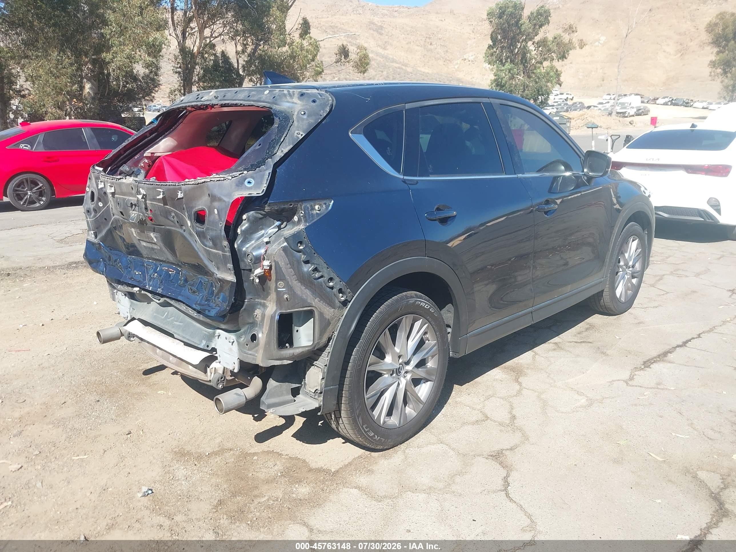 2020 Mazda Cx-5 VIN JM3KFBDM8L0733733 IAAI salvage auction — Rear End, Salvage (California), sold $4,950 on 2026-09-06 (photo 4)