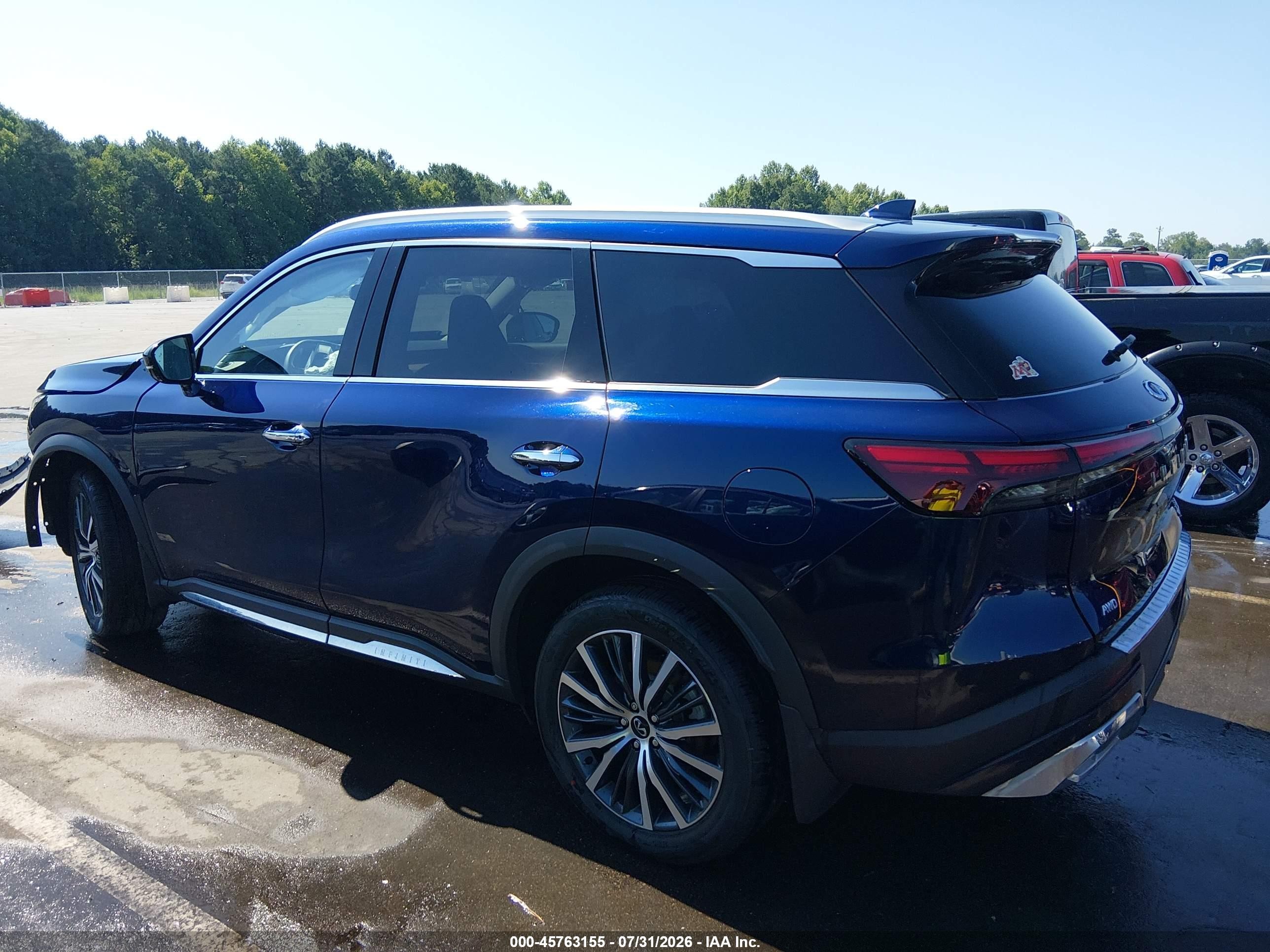 2022 Infiniti QX60 VIN 5N1DL1GS2NC343495 IAAI salvage auction — Front End, Scrap (Michigan), sold $5,600 on 2026-09-13 (photo 3)