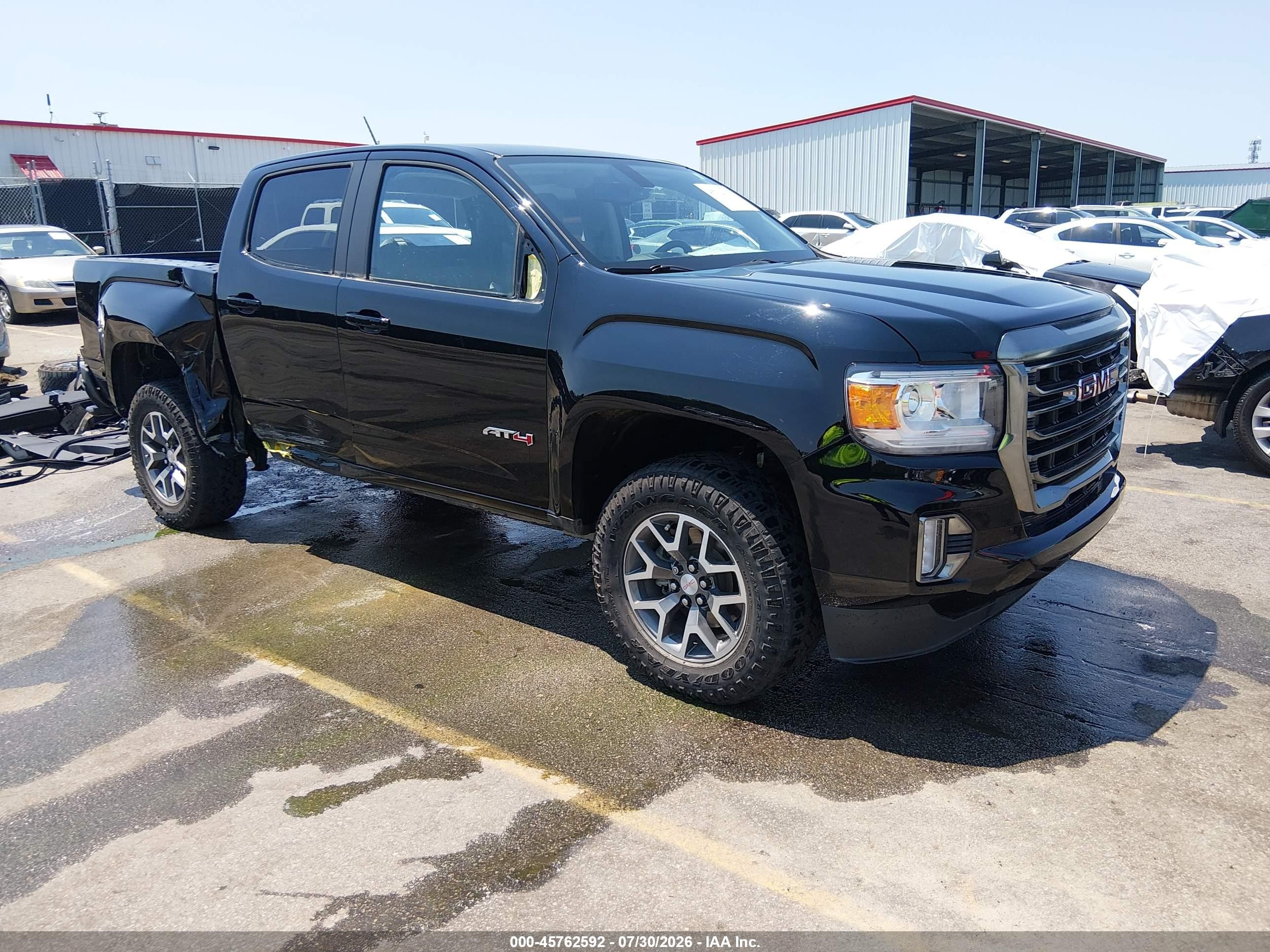 2022 GMC Canyon VIN 1GTG6FEN1N1286057 — IAAI salvage auction photo