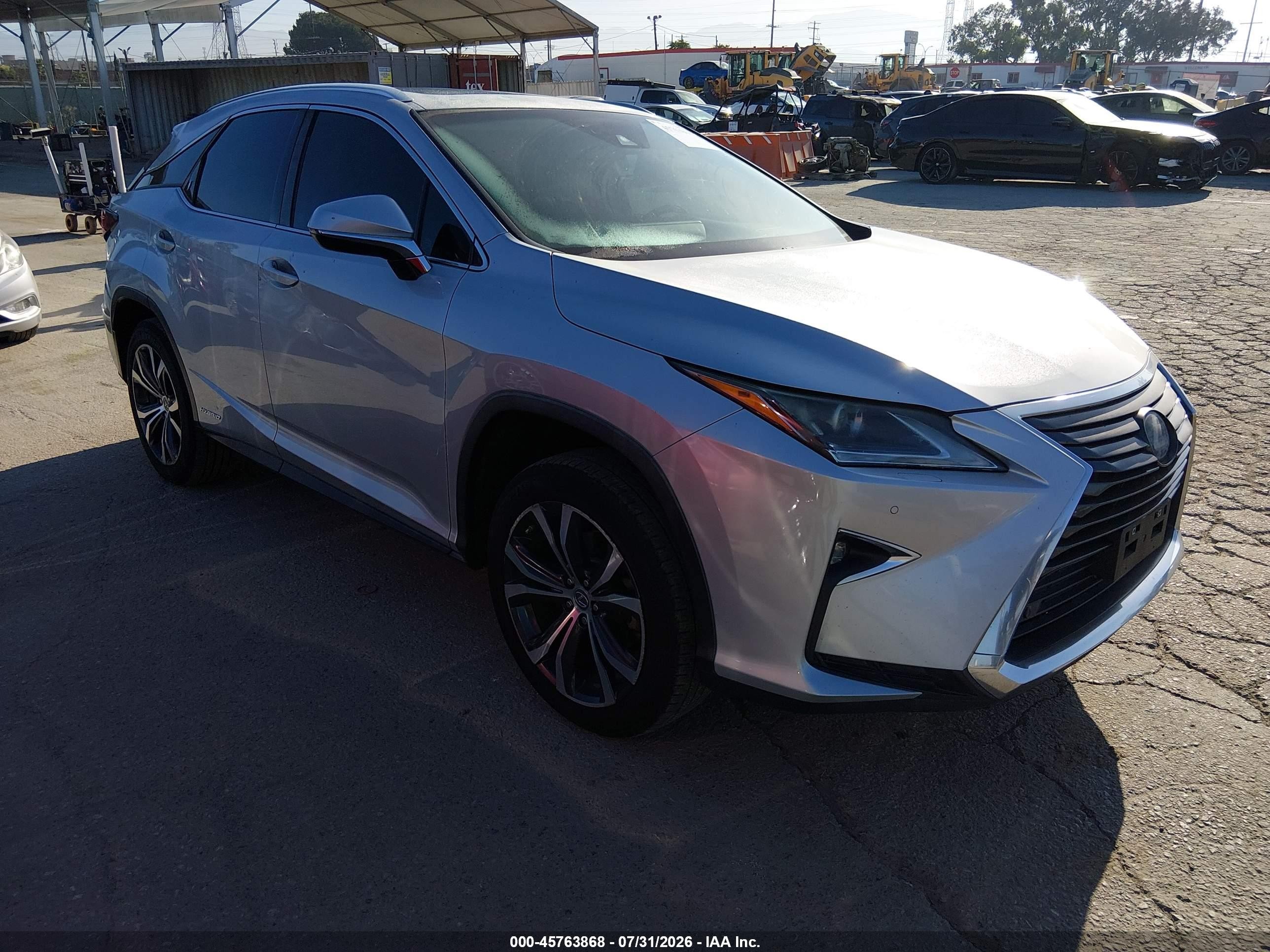 2016 Lexus RX 450h VIN 2T2BGMCA7GC004879 — IAAI salvage auction photo