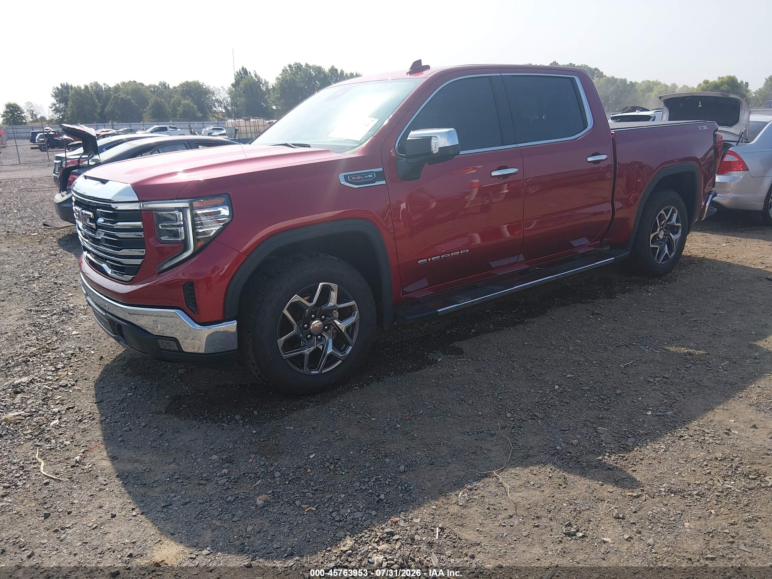 2025 Gmc SIERRA VIN 1GTUUDEL6SZ166635 IAAI salvage auction — Unknown, Salvage (Arkansas), sold $26,750 on 2026-09-12 (photo 2)