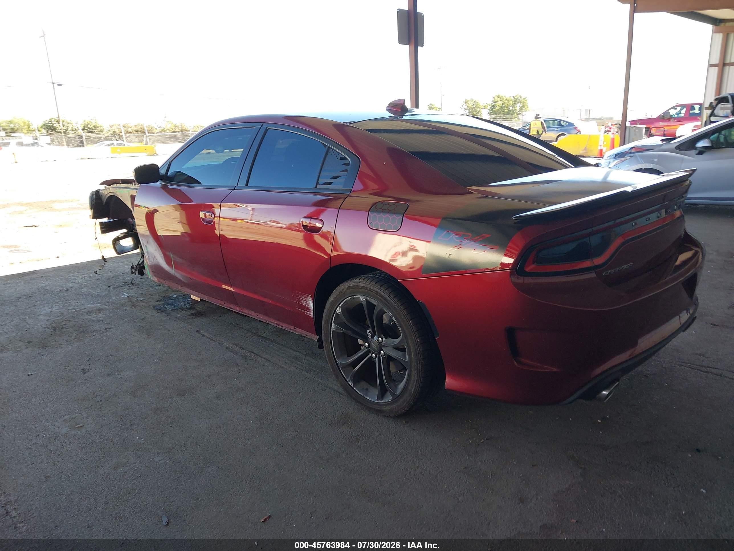 2021 Dodge Charger VIN 2C3CDXCT6MH594907 IAAI salvage auction — Unknown, Salvage (California), sold $6,500 on 2026-09-06 (photo 3)