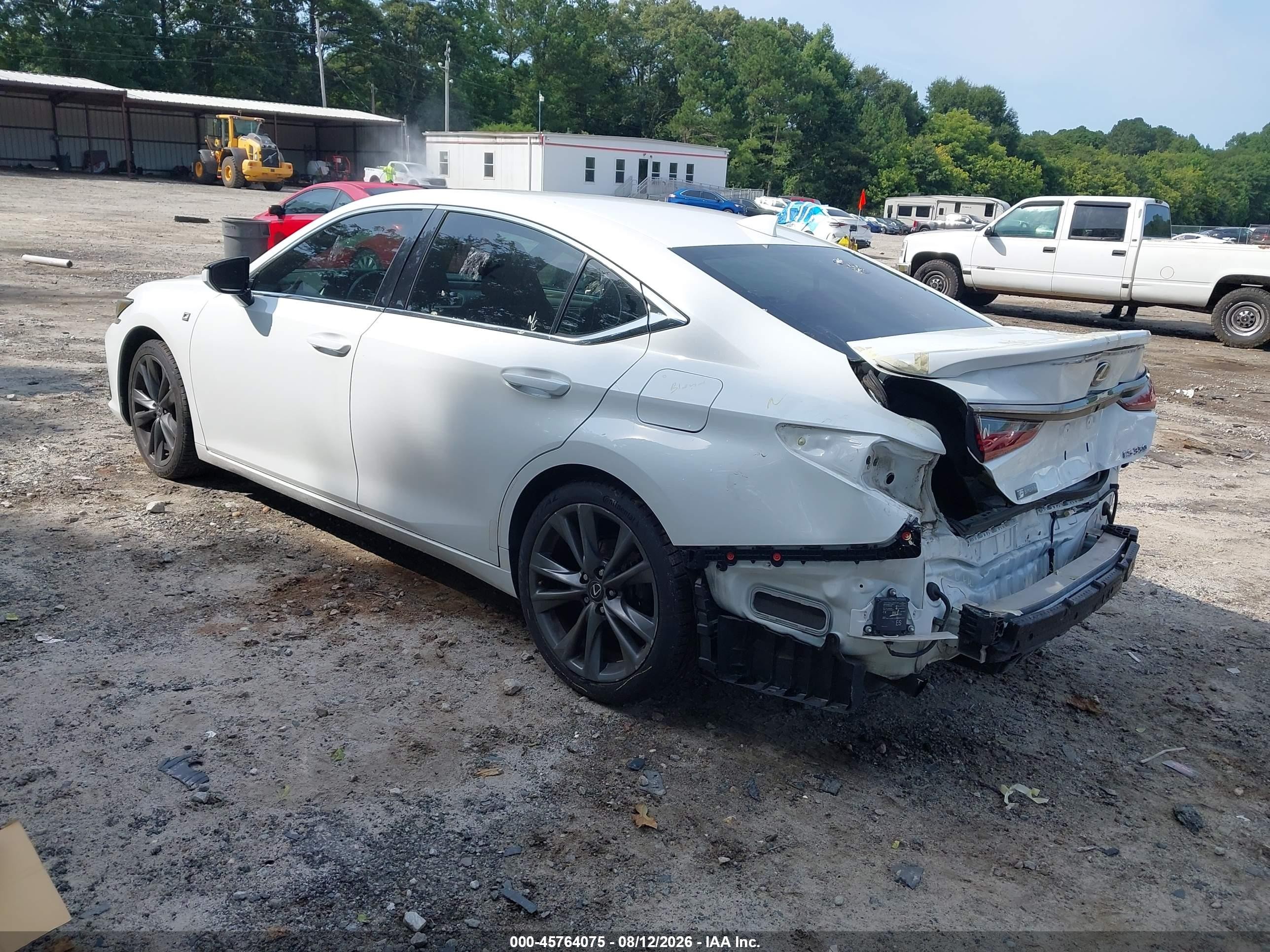 2019 Lexus ES 350 VIN 58ABZ1B13KU007261 IAAI salvage auction — Rear End, Salvage (Georgia), sold $15,125 on 2026-09-27 (photo 3)