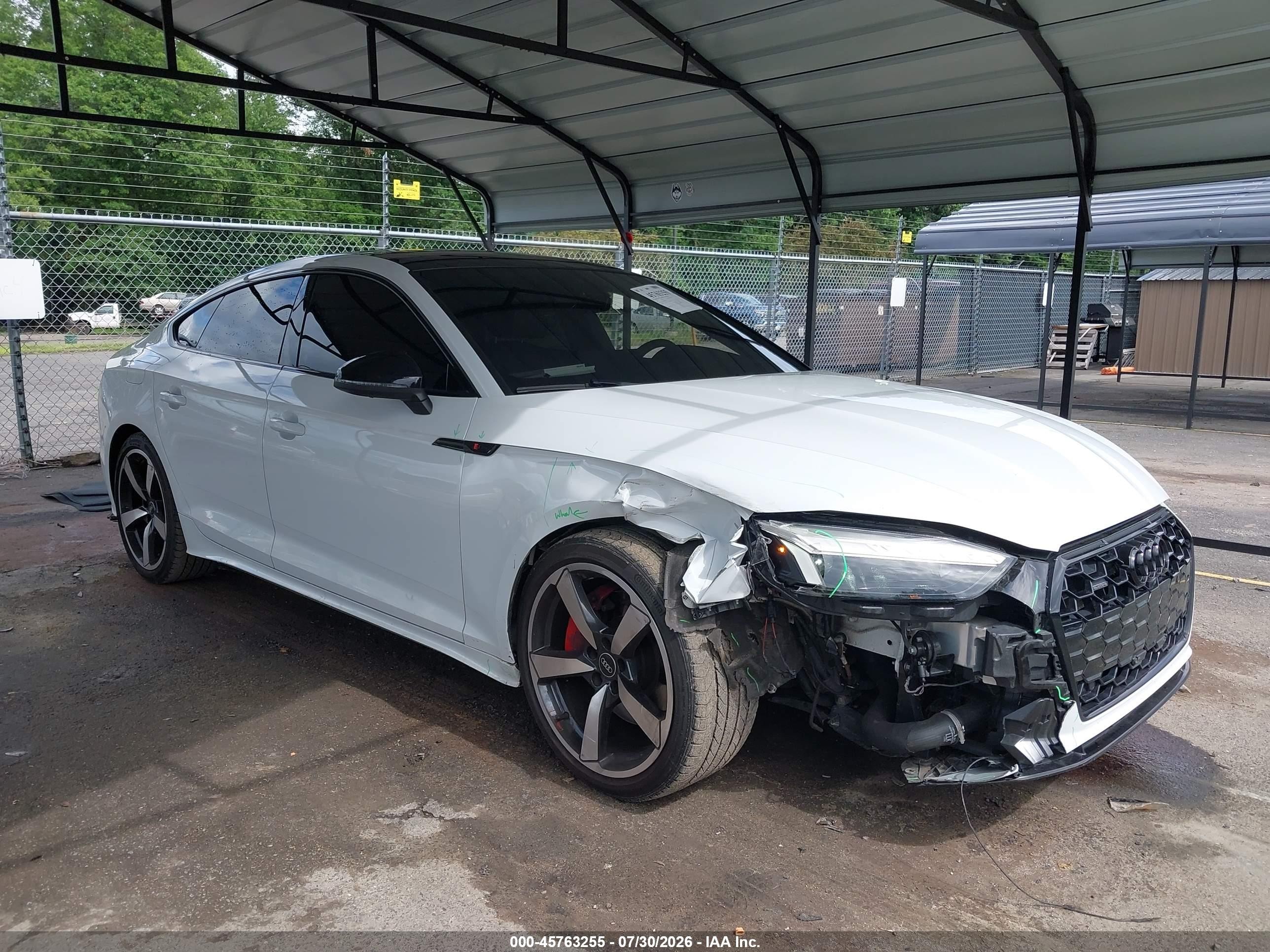 2023 Audi A5 Sportback VIN WAUFACF54PA034228 — IAAI salvage auction photo
