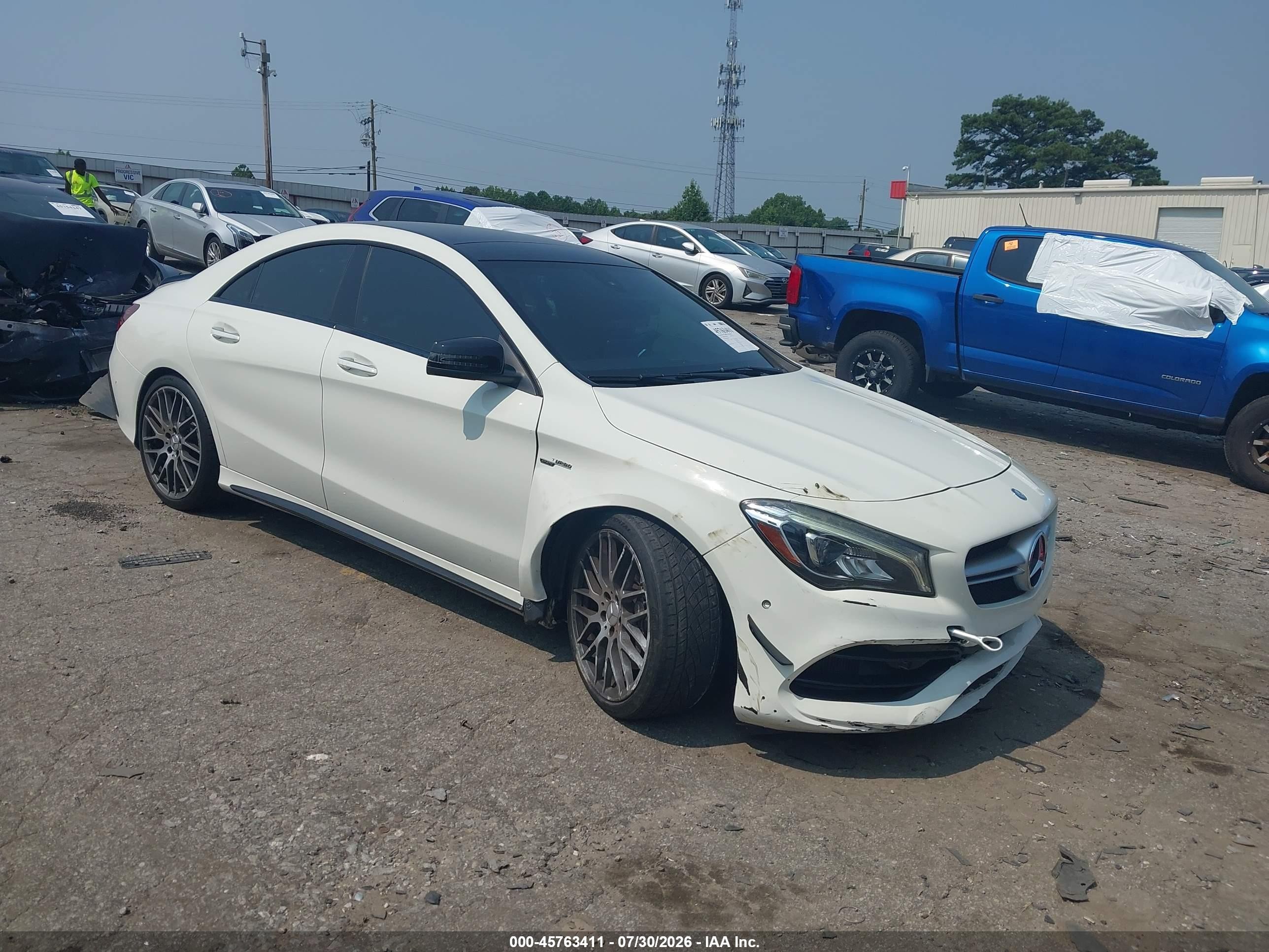 2017 Mercedes-Benz CLA-Class VIN WDDSJ5CB5HN404089 — IAAI salvage auction photo