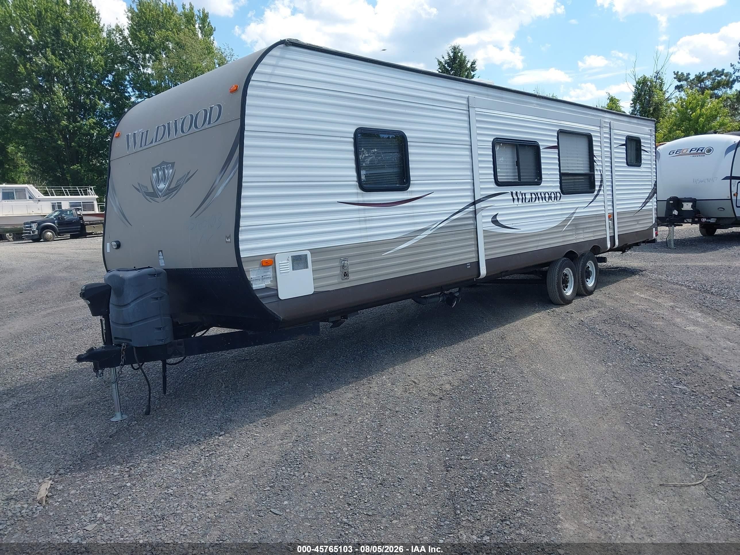 2014 Wildwood Wildwood VIN 4X4TWDG20EA253180 IAAI salvage auction — Top/Roof, Mv-907A (New York), sold $125 on 2026-09-09 (photo 2)