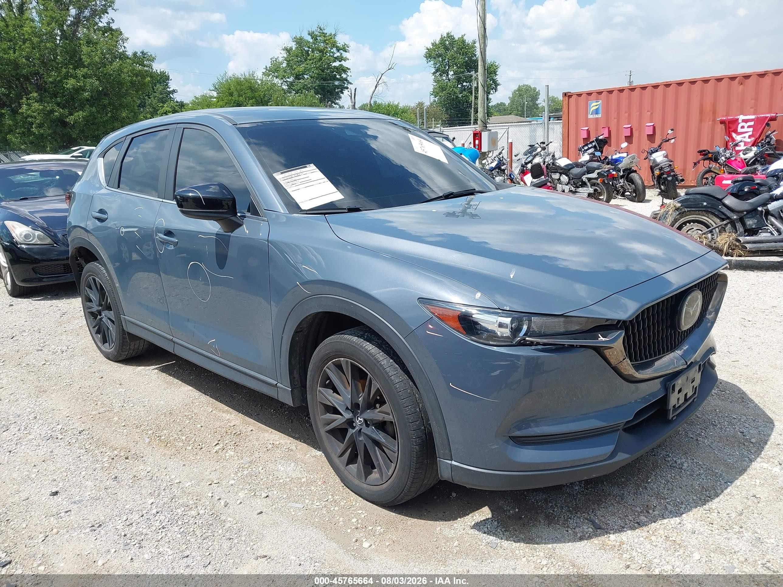 2021 Mazda Cx-5 VIN JM3KFBCMXM0368944 IAAI salvage auction — Rear End, Salvage (Illinois), sold $8,800 on 2026-09-30 (photo 1)