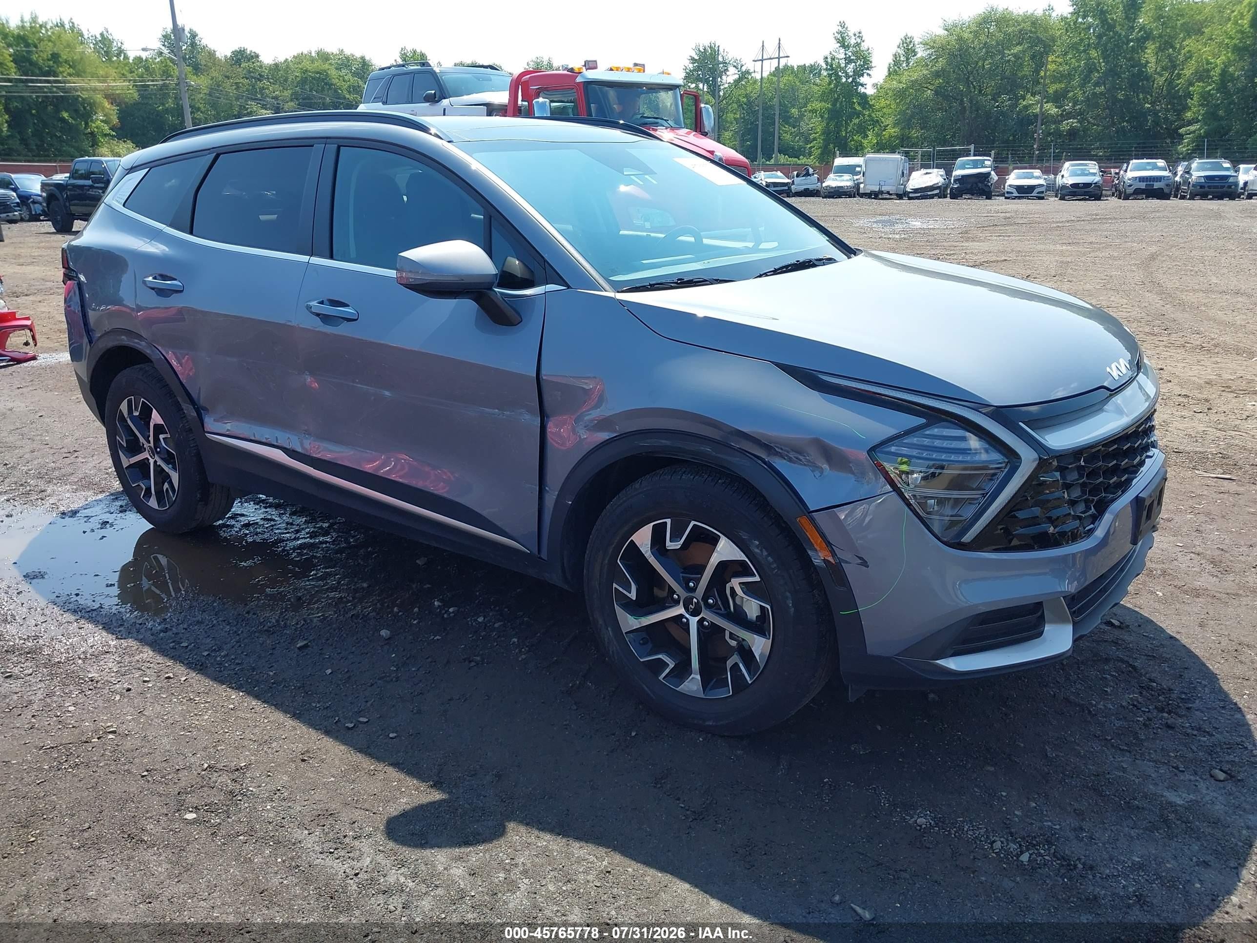 2025 Kia Sportage VIN 5XYK3CDF5SG268944 — IAAI salvage auction photo