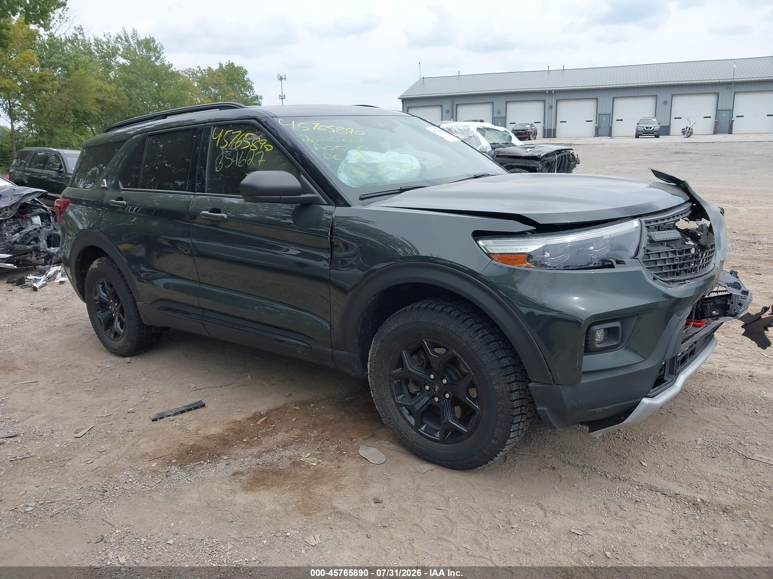2022 Ford Explorer VIN 1FMSK8JH0NGB54627 — IAAI salvage auction photo