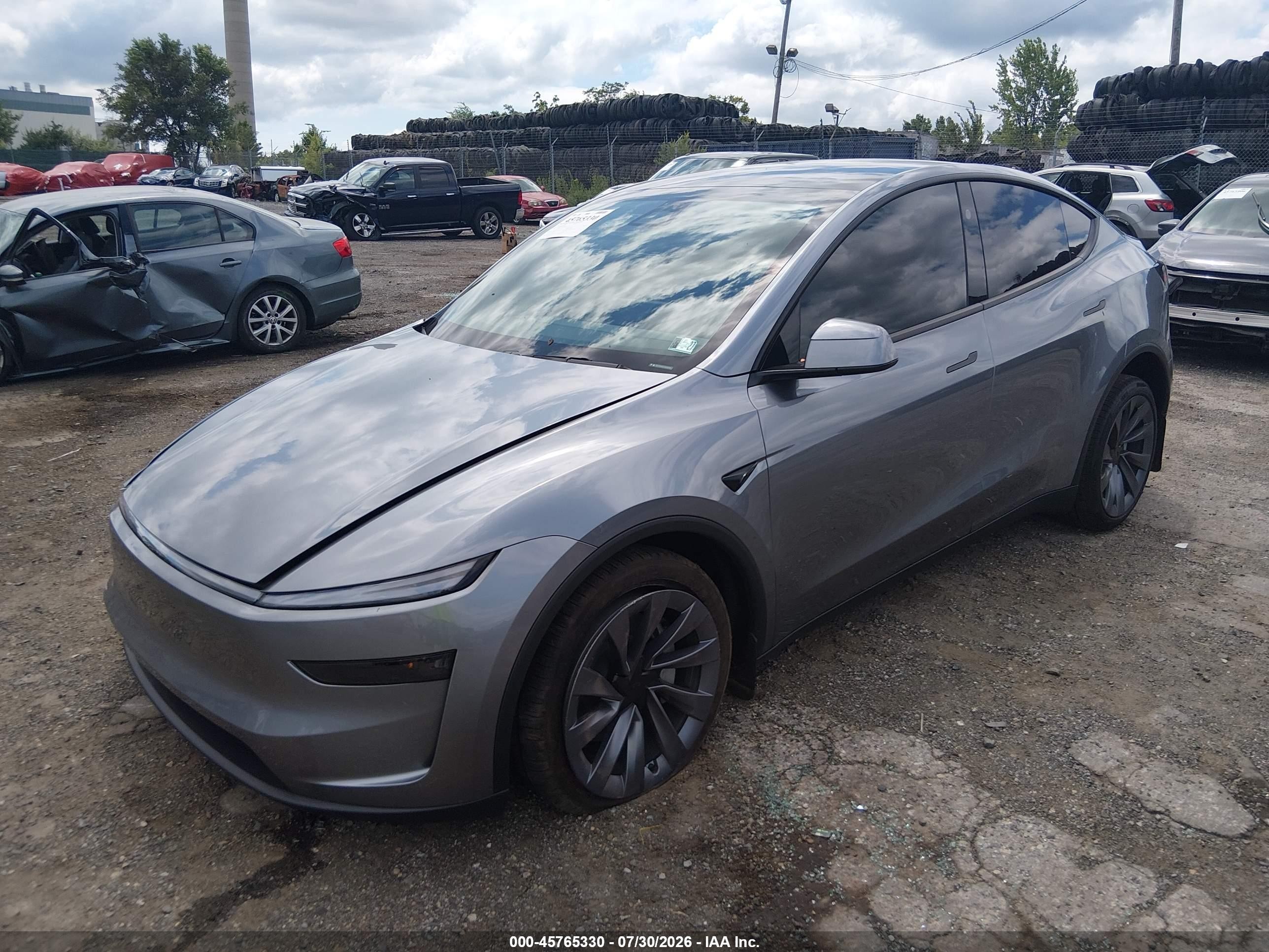 2026 Tesla Model y VIN 7SAYGDEE3TA636945 IAAI salvage auction — Suspension, Salvage (Pennsylvania), sold $24,100 on 2026-09-02 (photo 2)