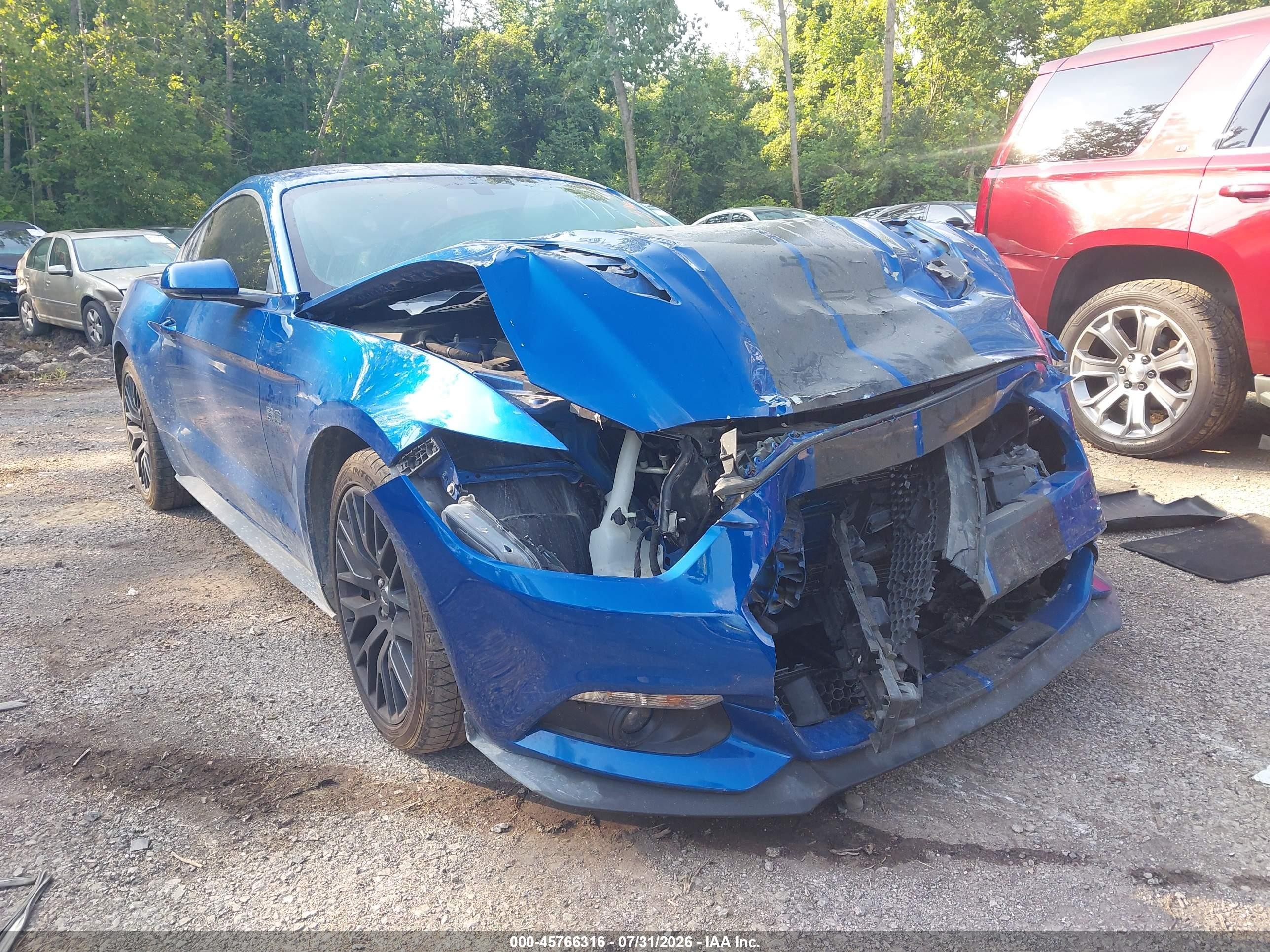 2017 Ford Mustang VIN 1FA6P8CF6H5270875 — IAAI salvage auction photo
