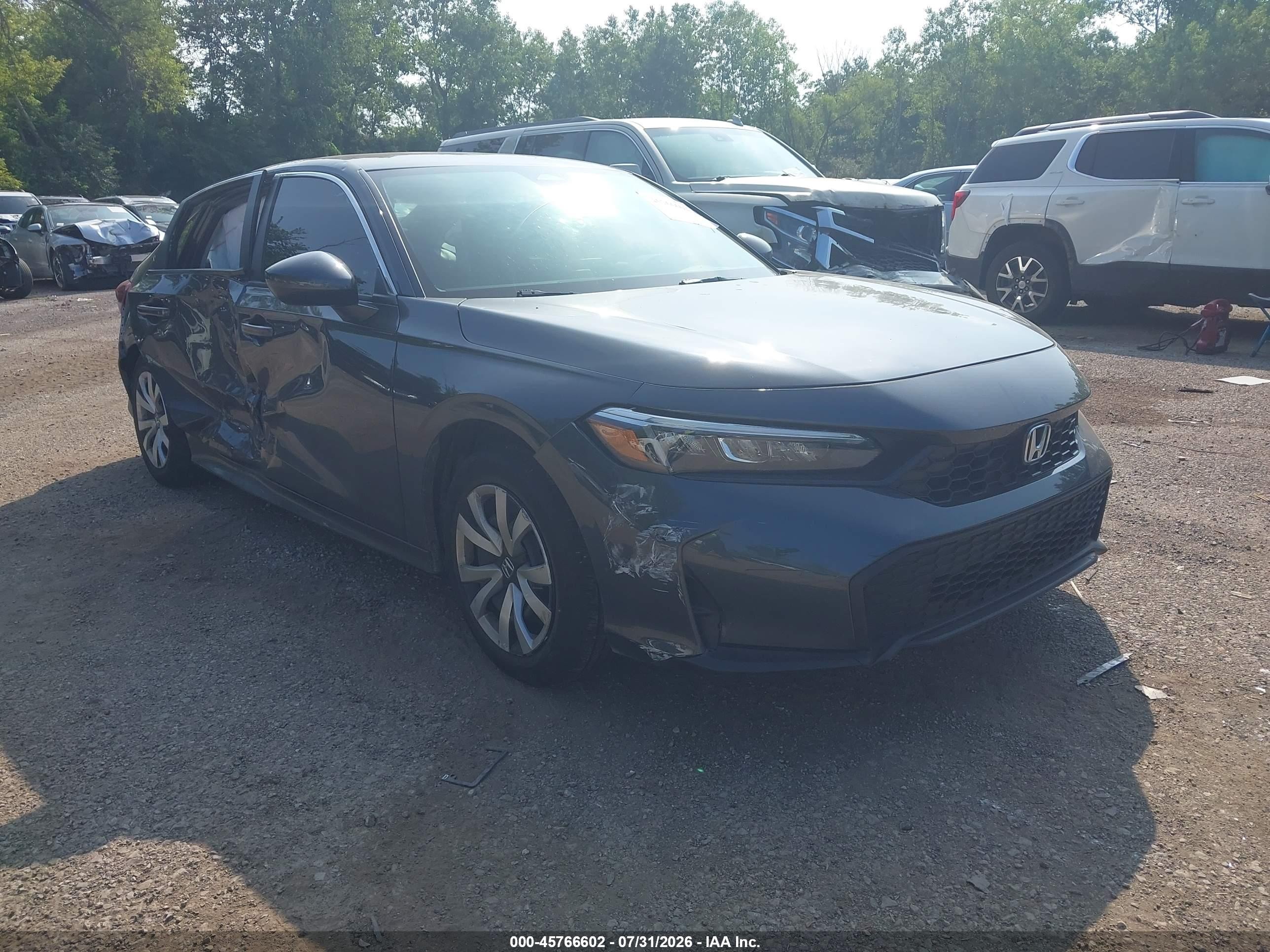 2026 Honda Civic VIN 2HGFE2F2XTH571027 — IAAI salvage auction photo