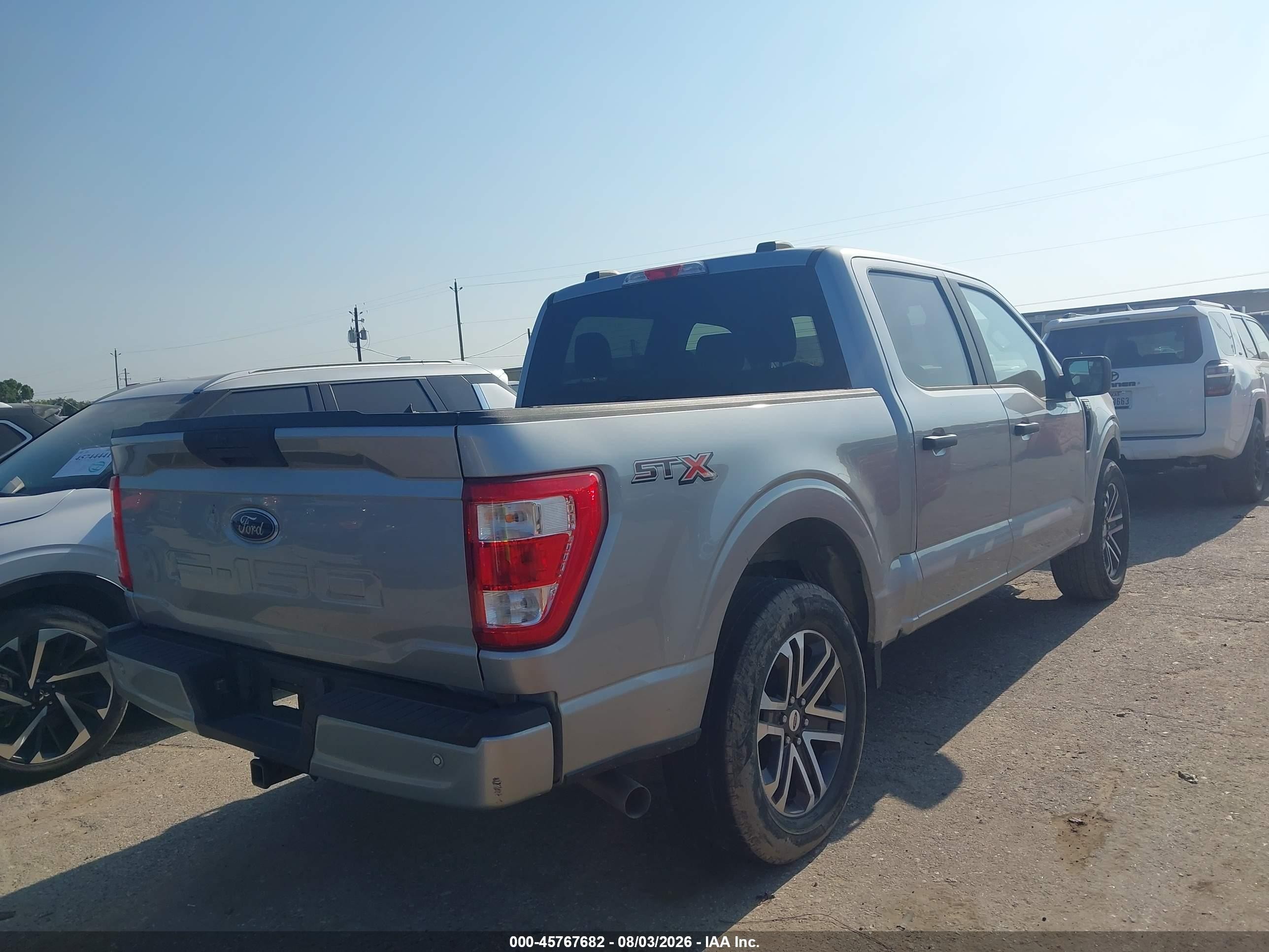 2022 Ford F-150 VIN 1FTEW1C52NKF13361 IAAI salvage auction — Front End, Original (Texas), sold $9,200 on 2026-09-25 (photo 4)