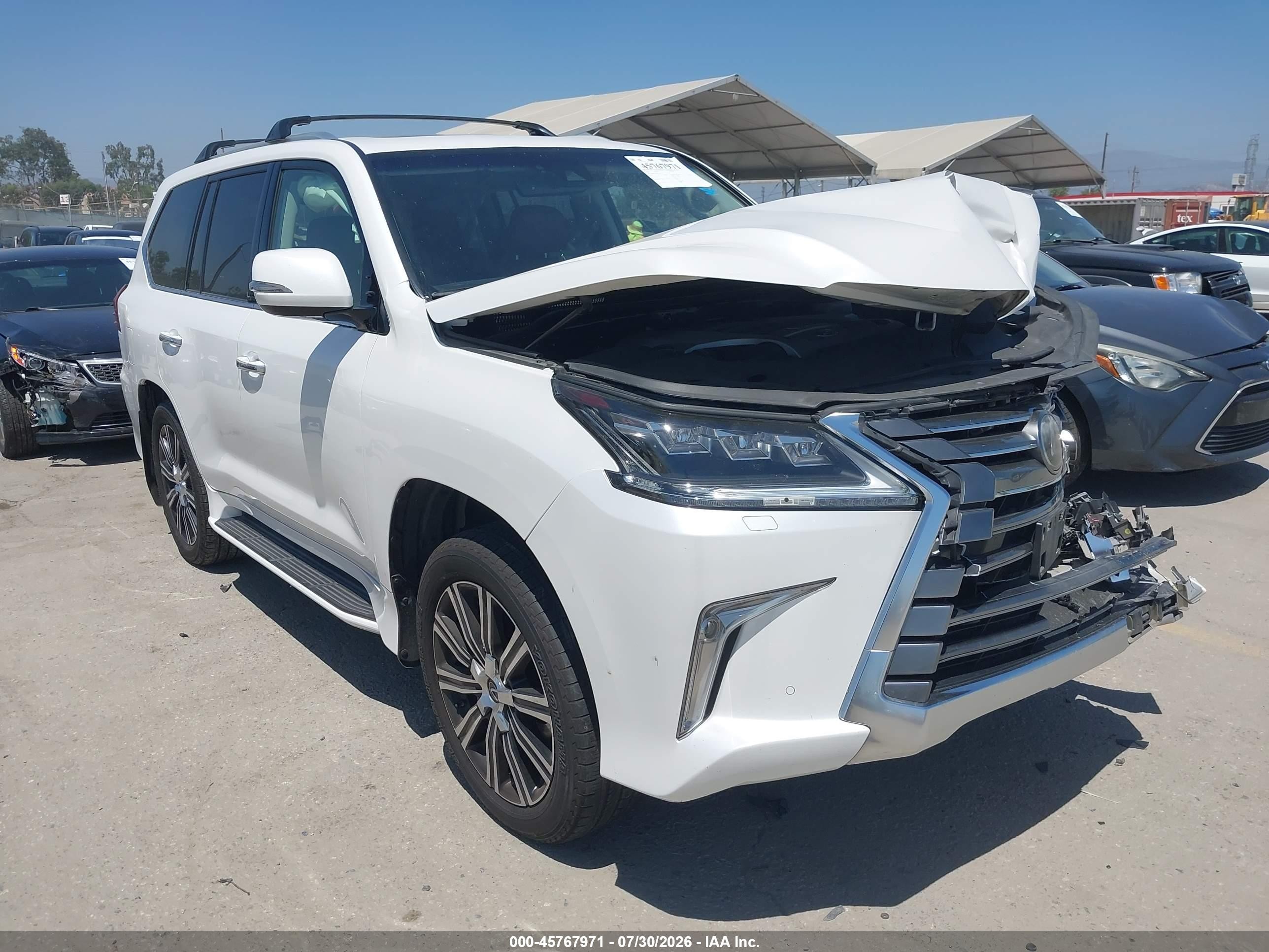 2018 Lexus LX 570 VIN JTJHY7AX1J4254730 — IAAI salvage auction photo