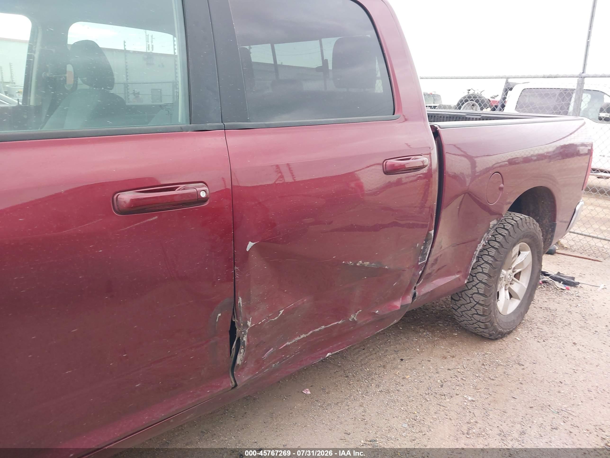 2020 Ram 1500 VIN 1C6RR7TT9LS106605 IAAI salvage auction — Side, Original (Texas), sold $6,300 on 2026-09-30 (photo 6)