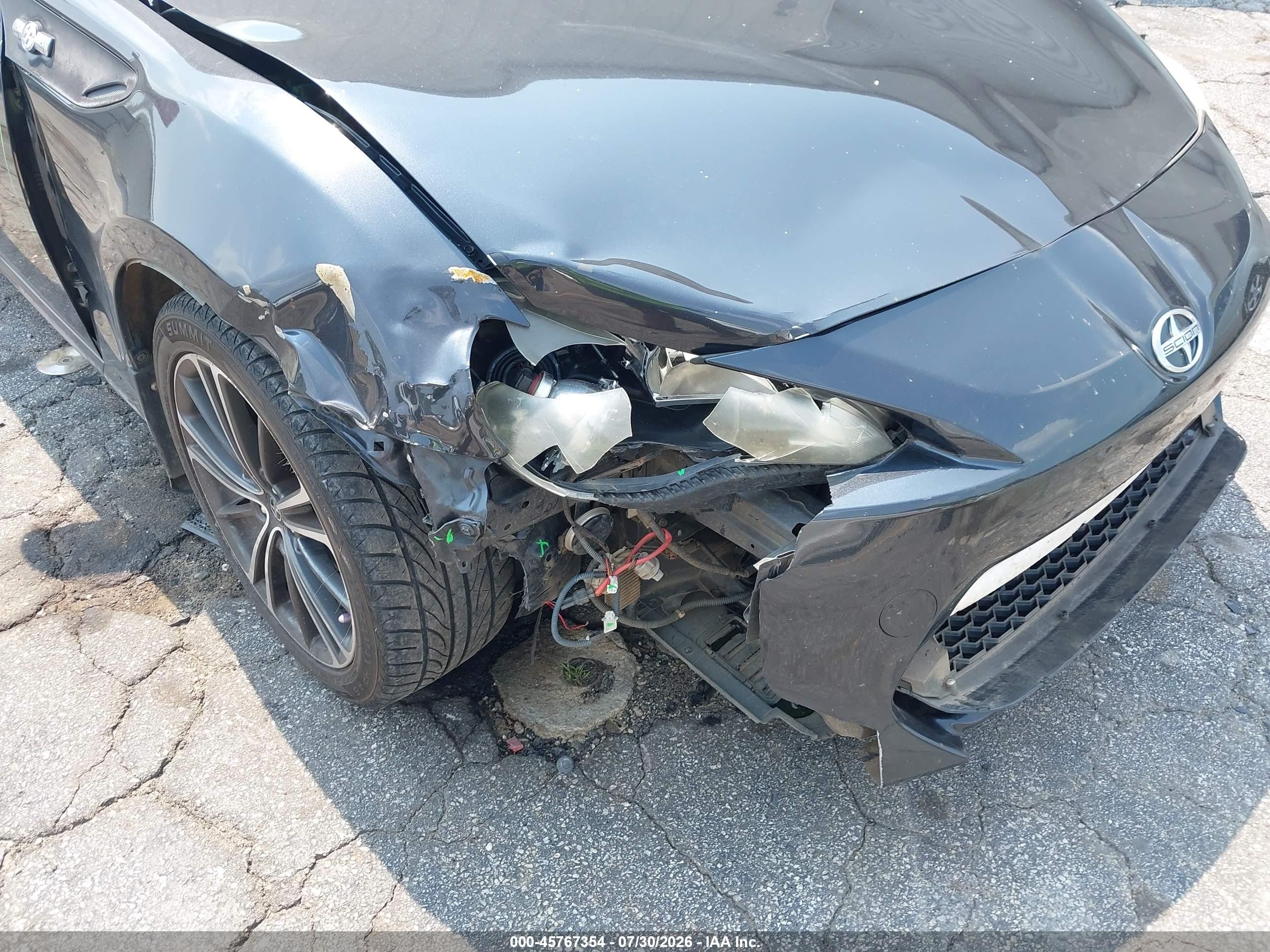 2014 Scion Fr-s VIN JF1ZNAA1XE8701794 IAAI salvage auction — Front End, Salvage (Georgia), sold $1,825 on 2026-09-09 (photo 6)
