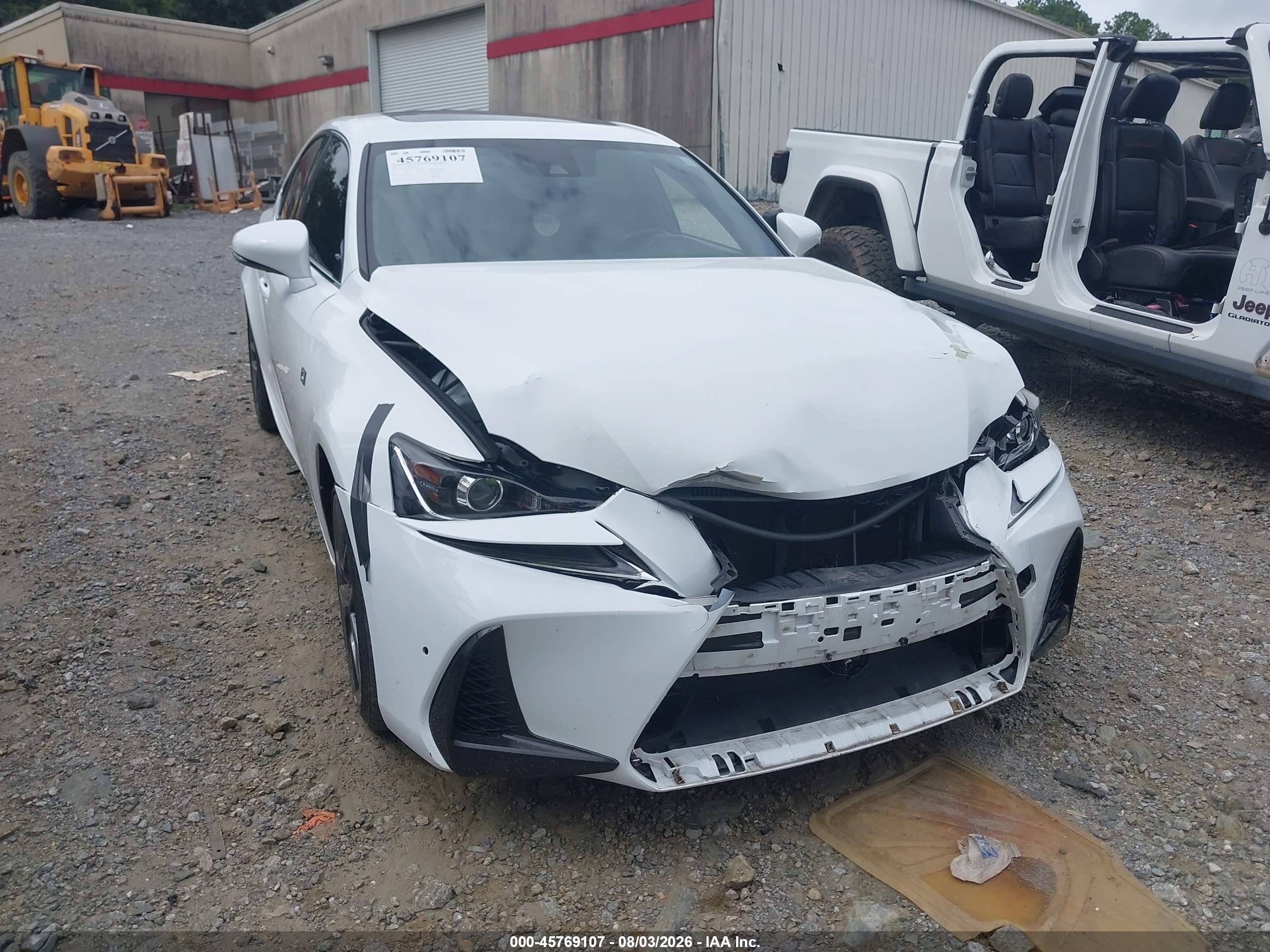 2018 Lexus IS 350 VIN JTHBZ1D27J5033810 — IAAI salvage auction photo