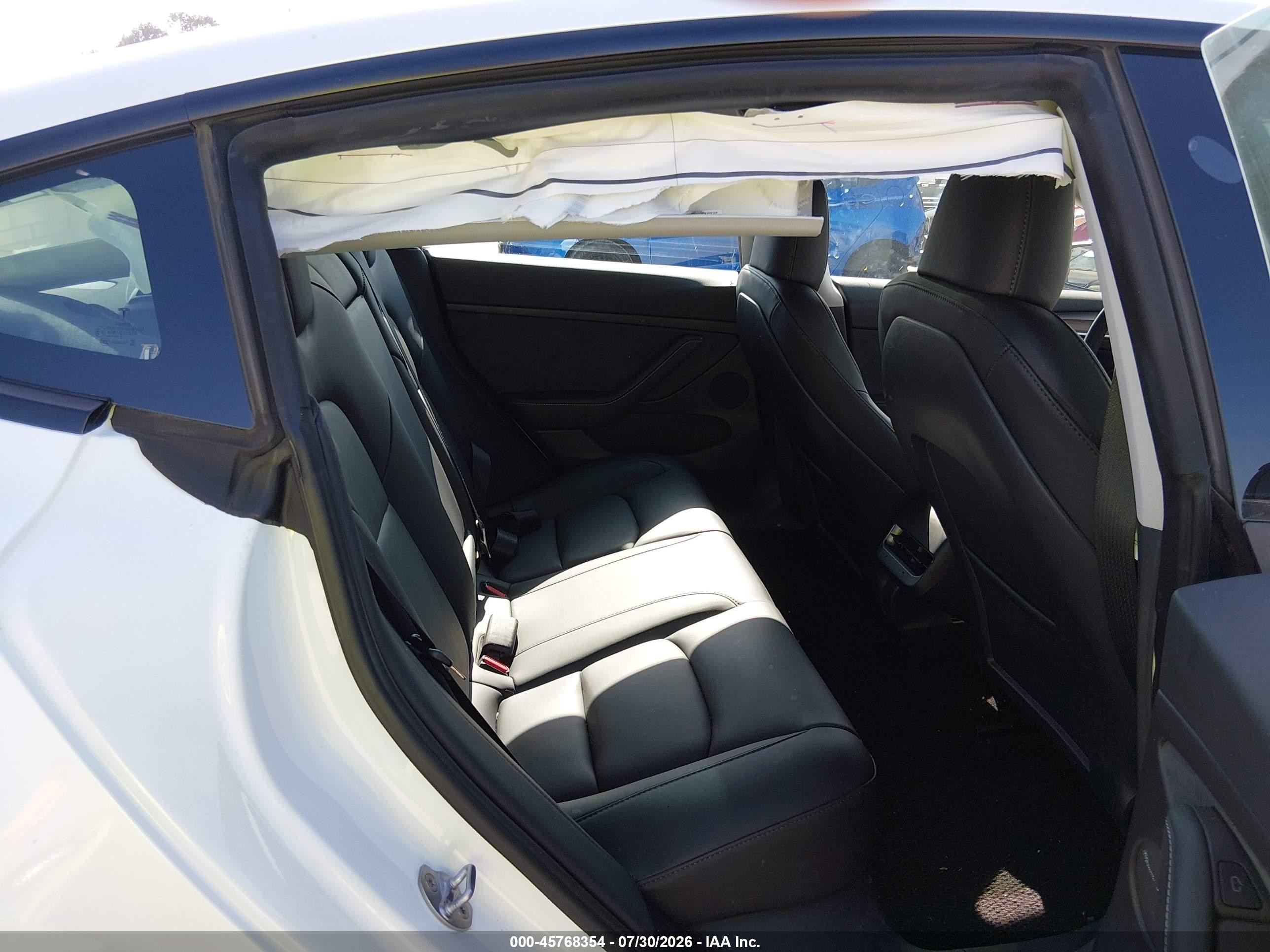 2023 Tesla Model 3 VIN 5YJ3E1EA0PF568203 IAAI salvage auction — Unknown, Salvage (California), sold $7,400 on 2026-09-07 (photo 8)