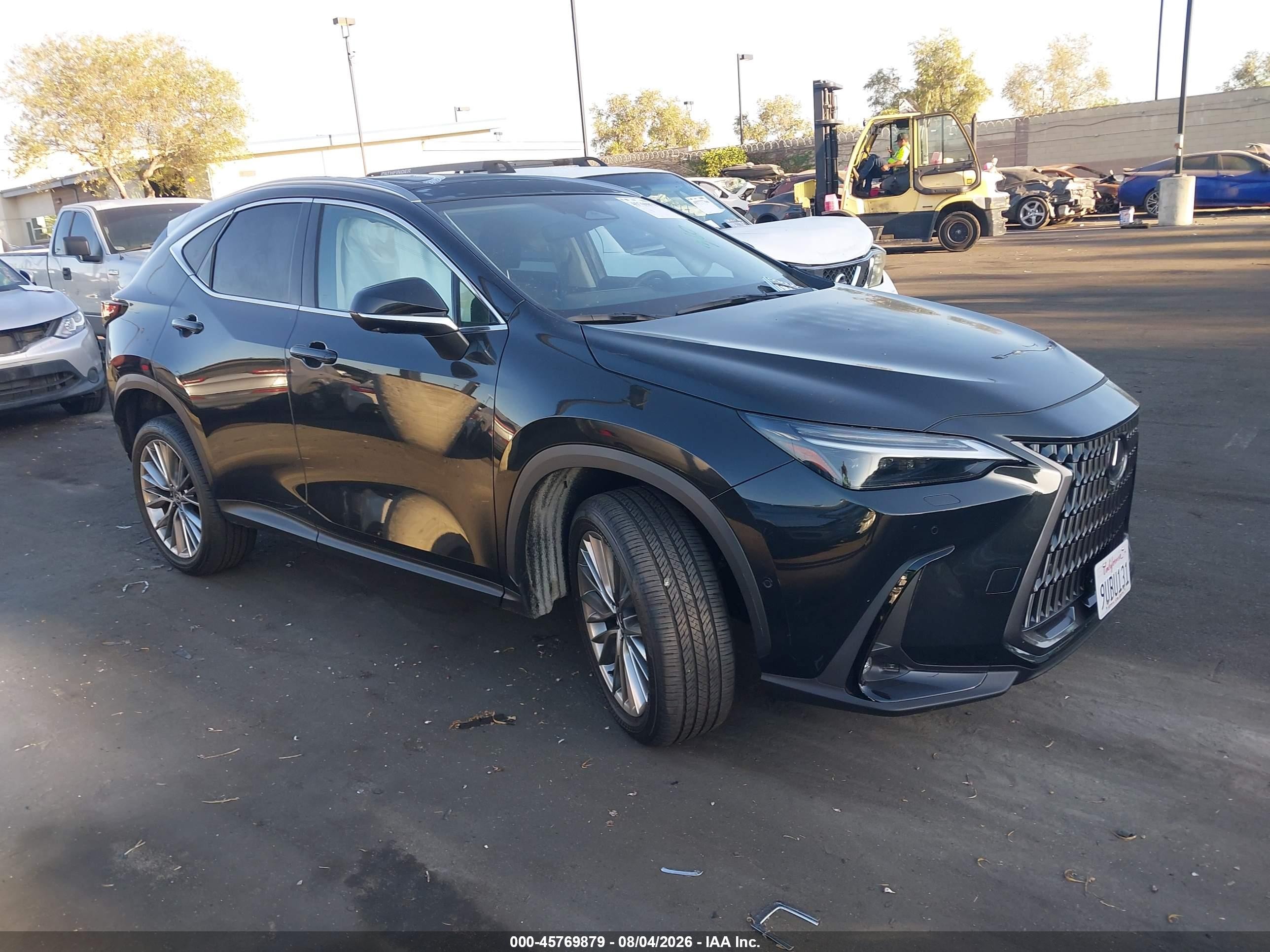2025 Lexus NX 350h VIN JTJHKCEZ7S2063557 — IAAI salvage auction photo