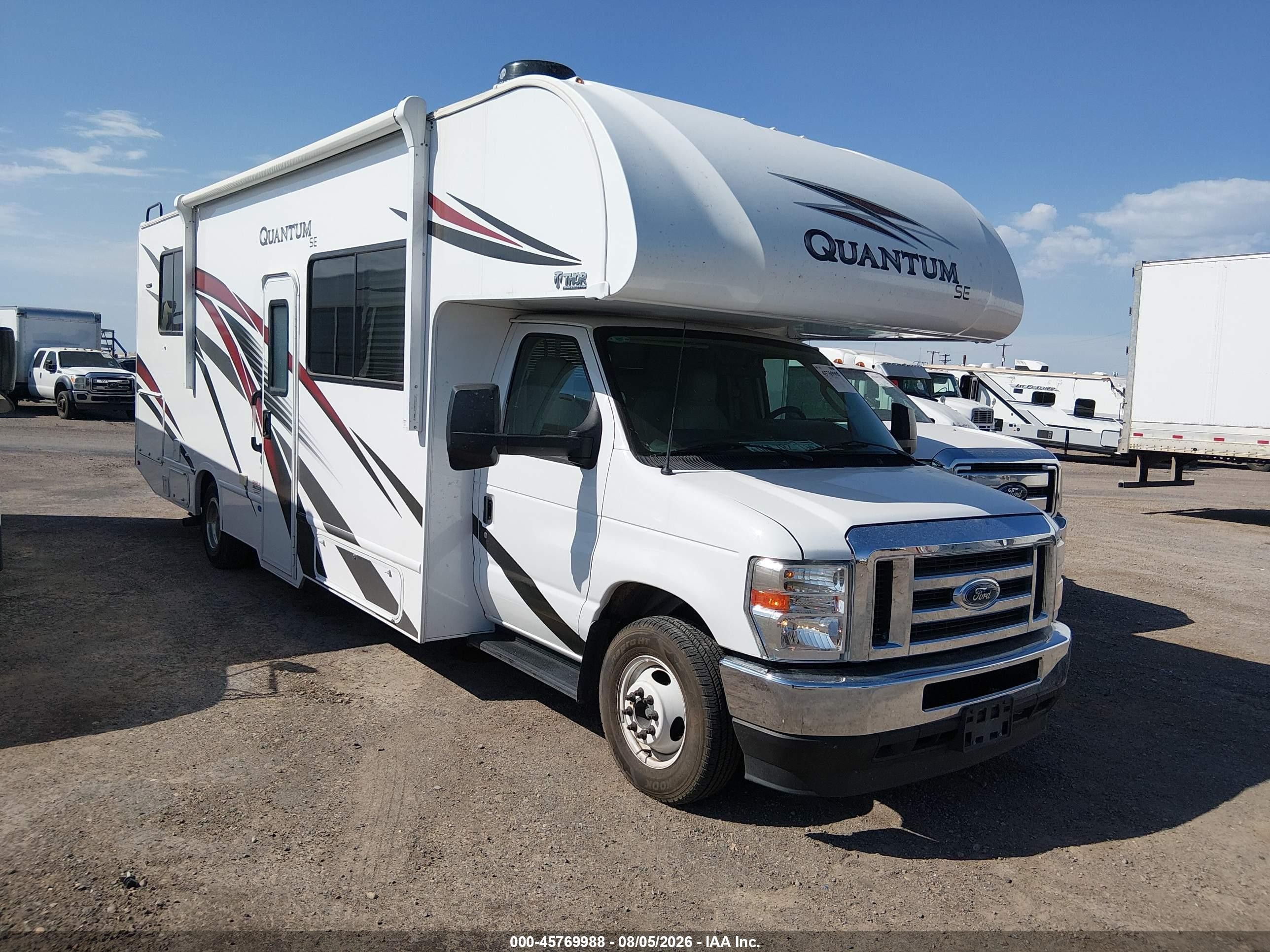 2024 Thor Quantum VIN 1FDXE4FN1RDD40267 IAAI salvage auction — Front End, Salvage (Arizona), sold $23,050 on 2026-09-09 (photo 1)