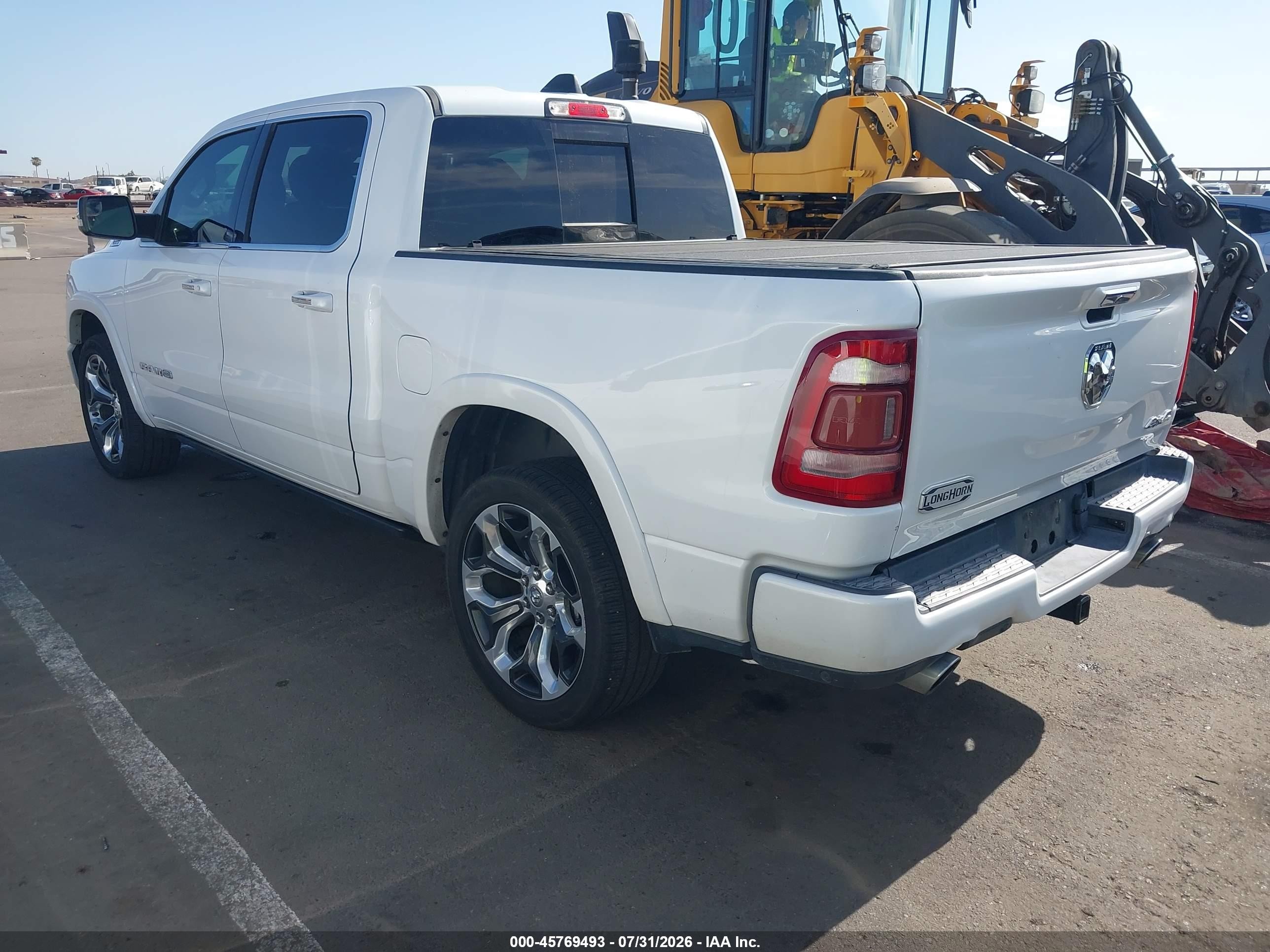 2019 Ram 1500 VIN 1C6SRFKT7KN897114 IAAI salvage auction — Front & Rear, Salvage (Arizona), sold $14,600 on 2026-09-24 (photo 3)