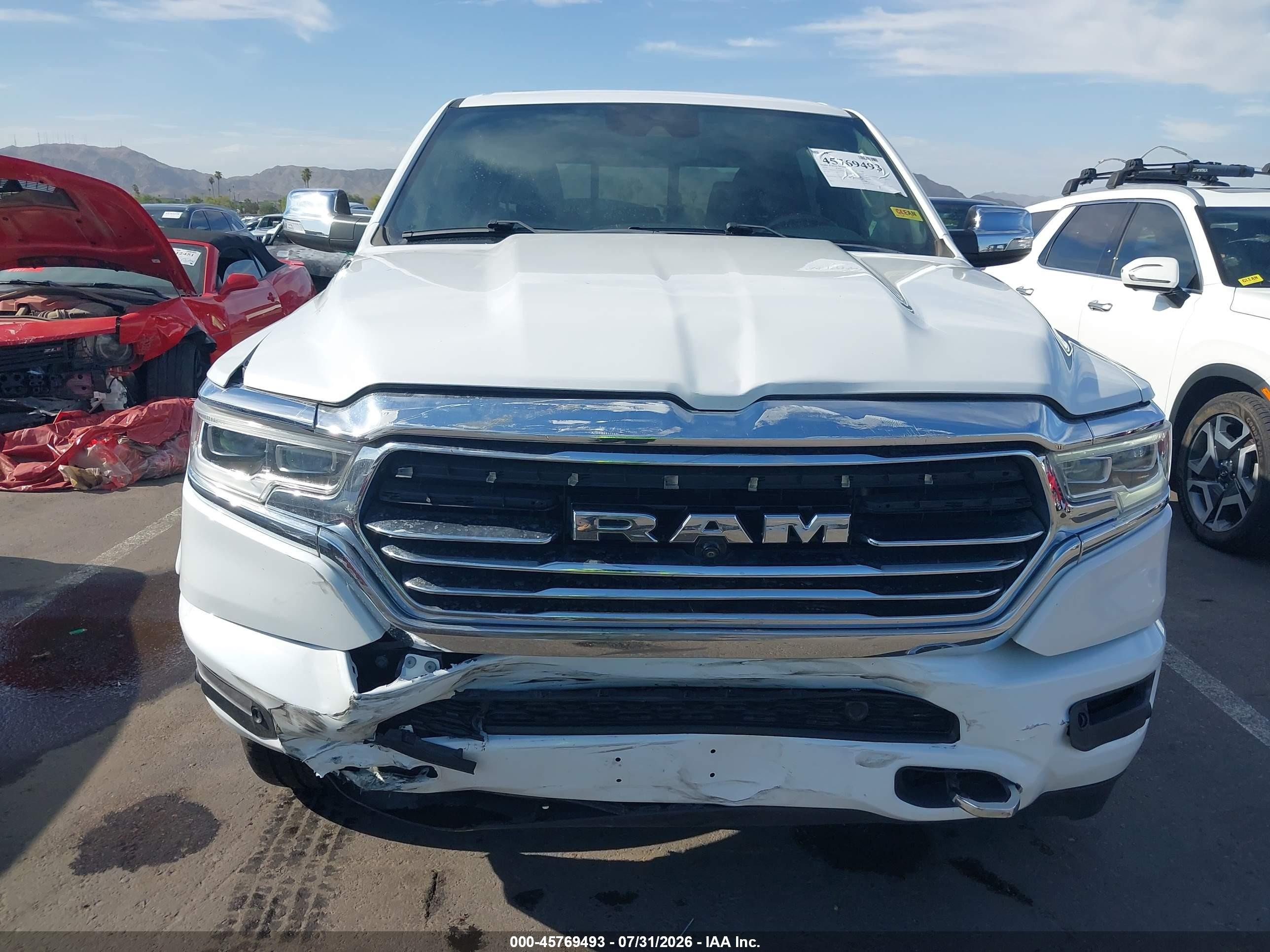 2019 Ram 1500 VIN 1C6SRFKT7KN897114 IAAI salvage auction — Front & Rear, Salvage (Arizona), sold $14,600 on 2026-09-24 (photo 6)