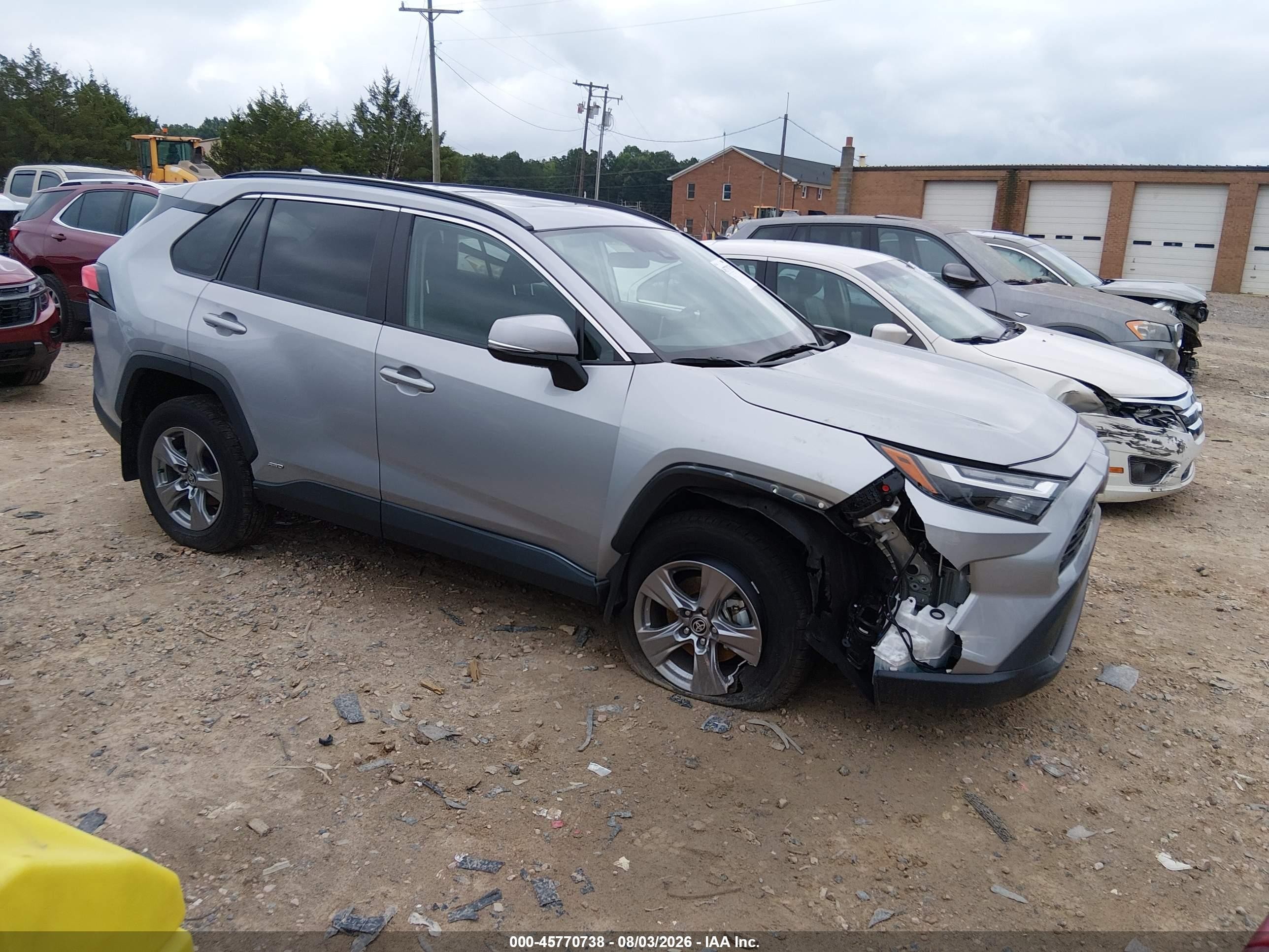 2024 Toyota RAV4 Hybrid VIN 2T3RWRFV3RW243758 — IAAI salvage auction photo