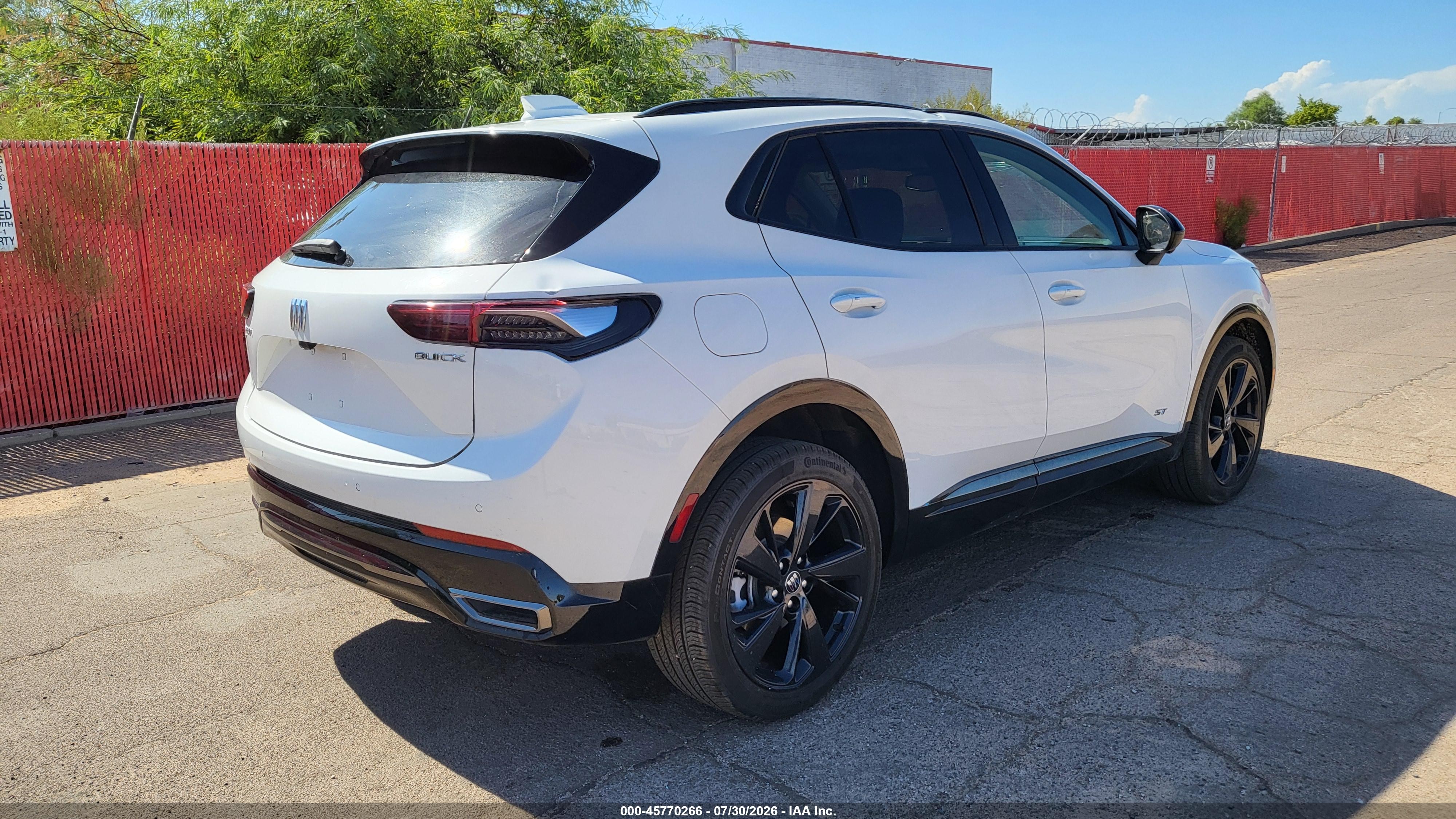 2025 Buick Envision VIN LRBFZLE40SD060643 IAAI salvage auction — Top/Roof, Clear (Arizona), sold $12,400 on 2026-09-08 (photo 4)
