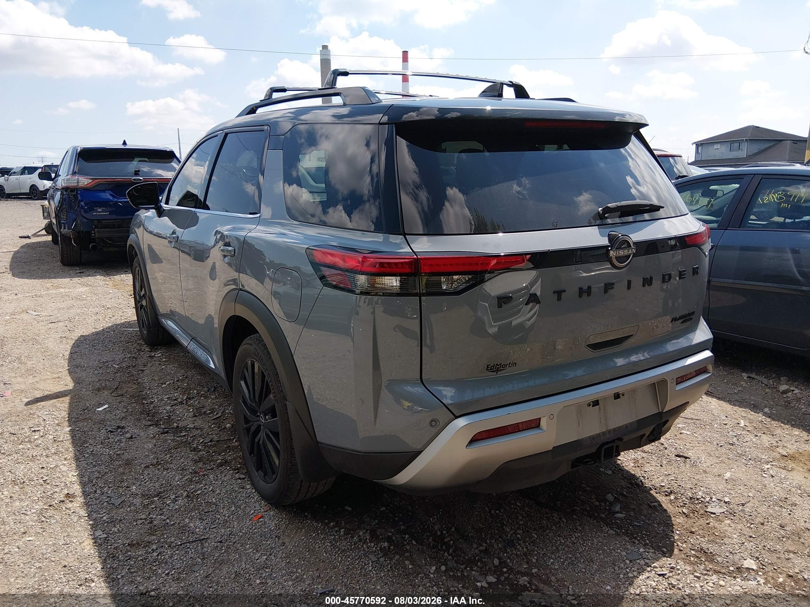 2023 Nissan Pathfinder VIN 5N1DR3DJ4PC234139 IAAI salvage auction — Unknown, Salvage (Indiana), sold $11,700 on 2026-10-02 (photo 3)