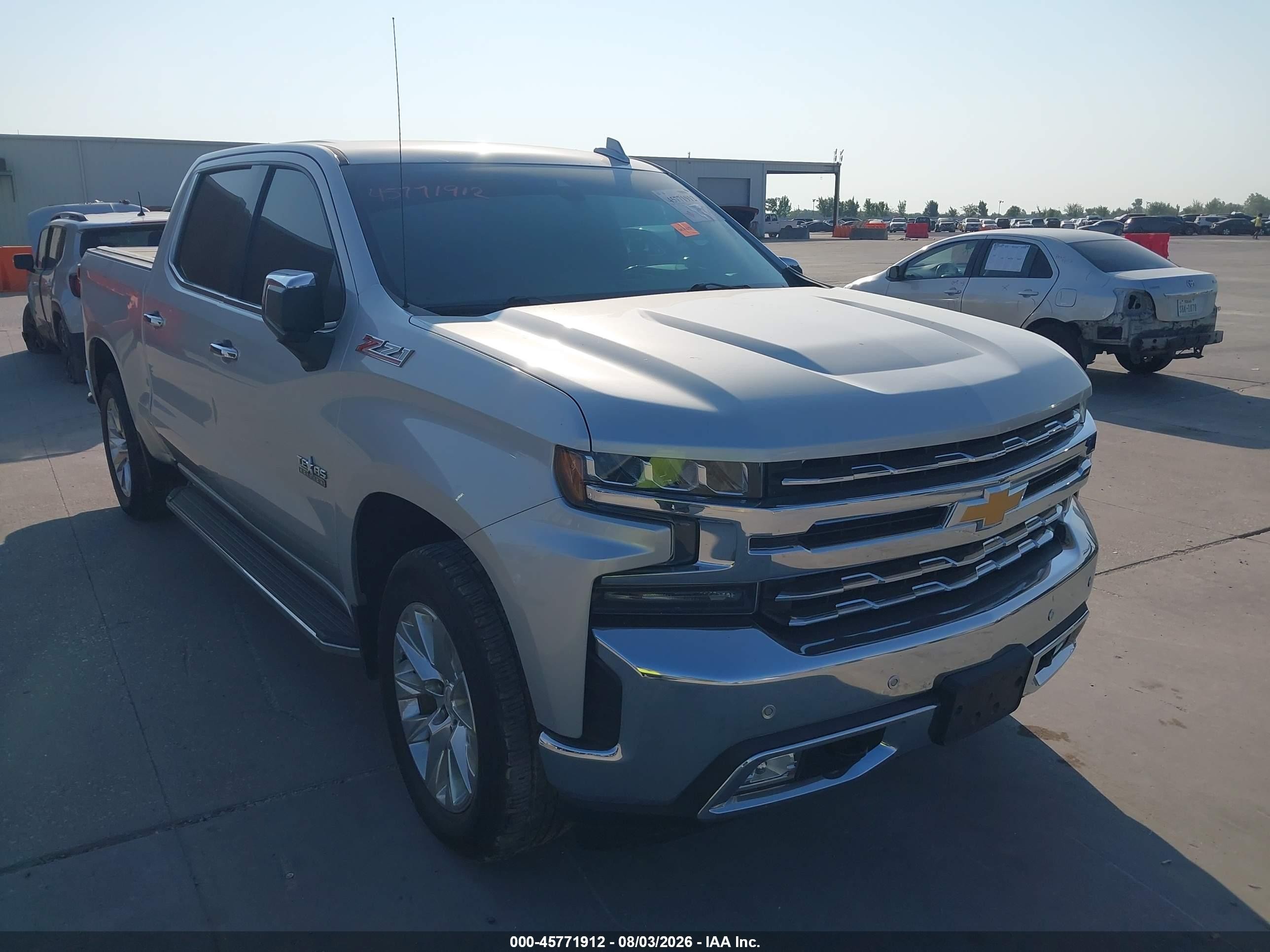 2019 Chevrolet Silverado 1500 VIN 3GCUYGED5KG190584 — IAAI salvage auction photo