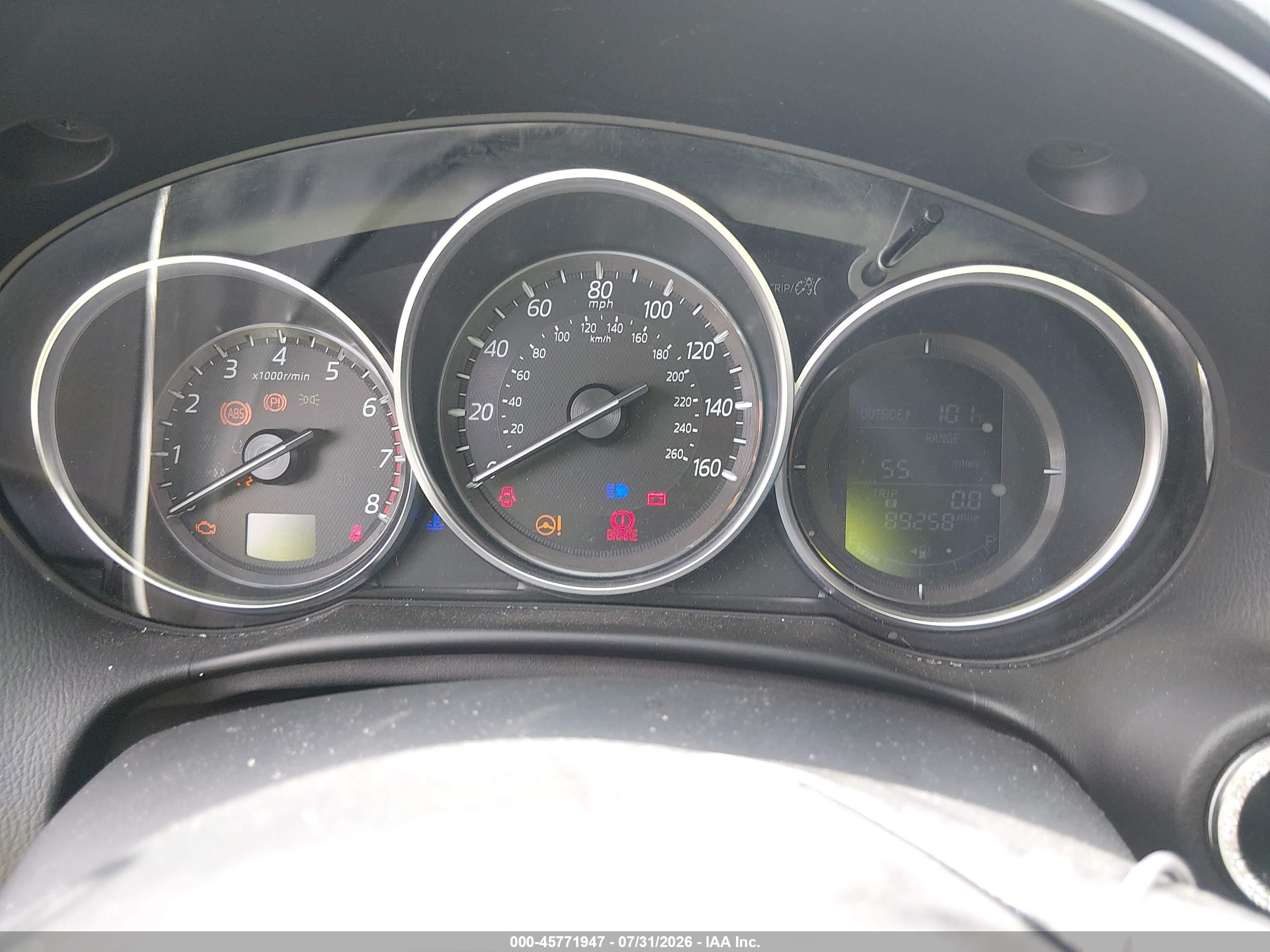 2016 Mazda CX-5 VIN JM3KE2BY9G0689093 IAAI salvage auction — Side, Rebuildable (Florida), sold $1,400 on 2026-09-14 (photo 7)