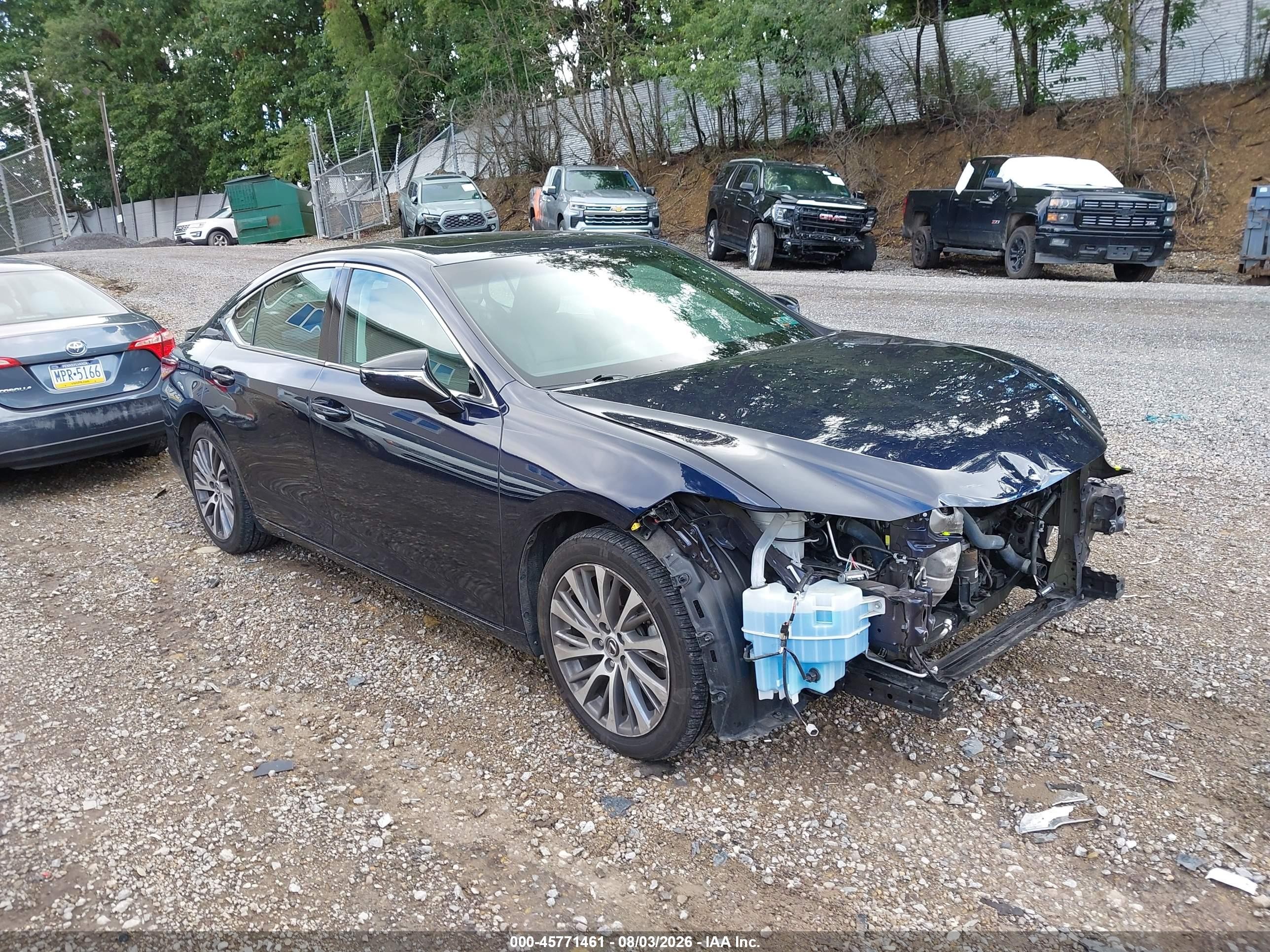 2021 Lexus ES 350 VIN 58ADZ1B10MU109371 — IAAI salvage auction photo