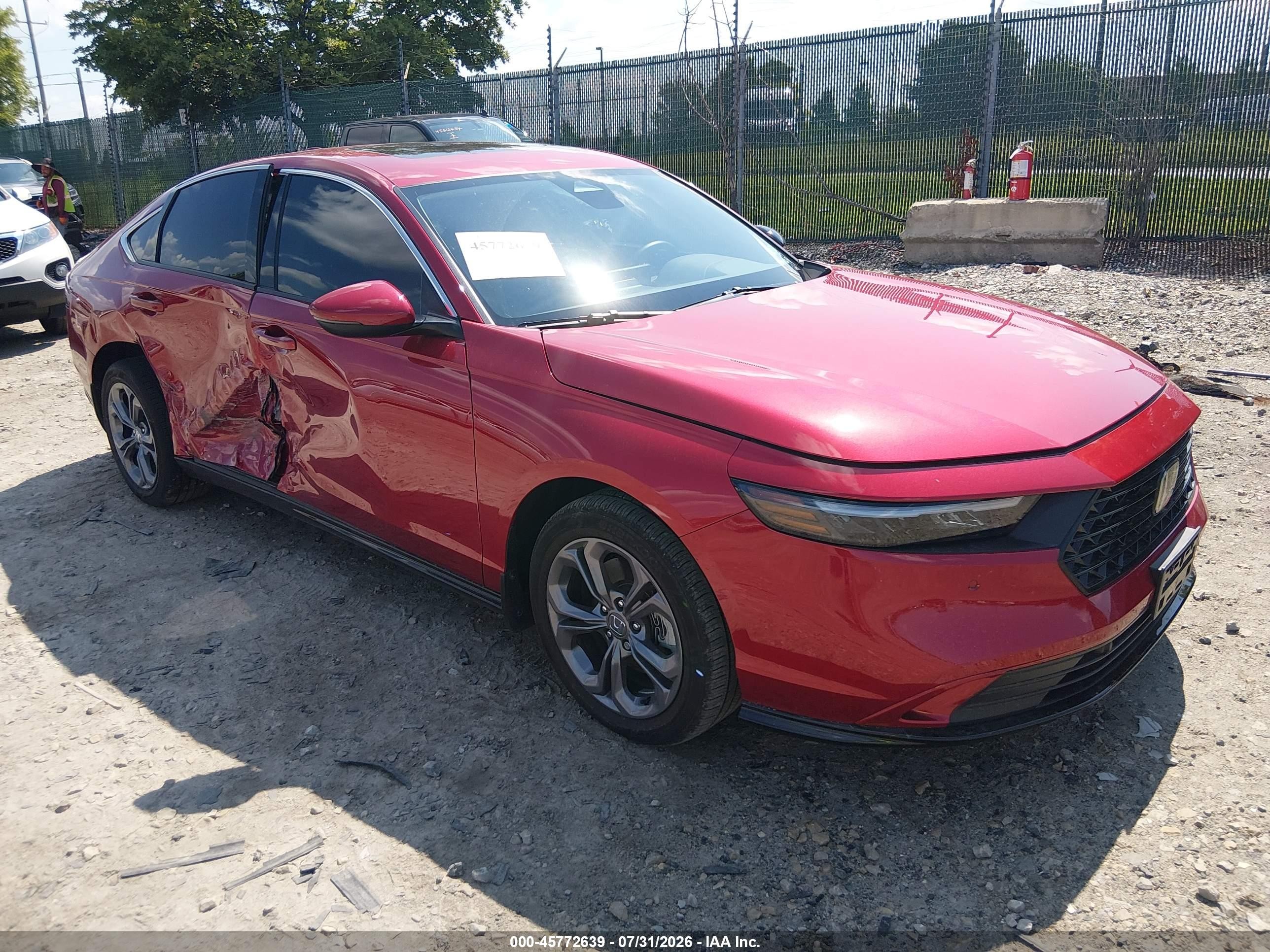 2025 Honda Accord VIN 1HGCY2F62SA096211 — IAAI salvage auction photo