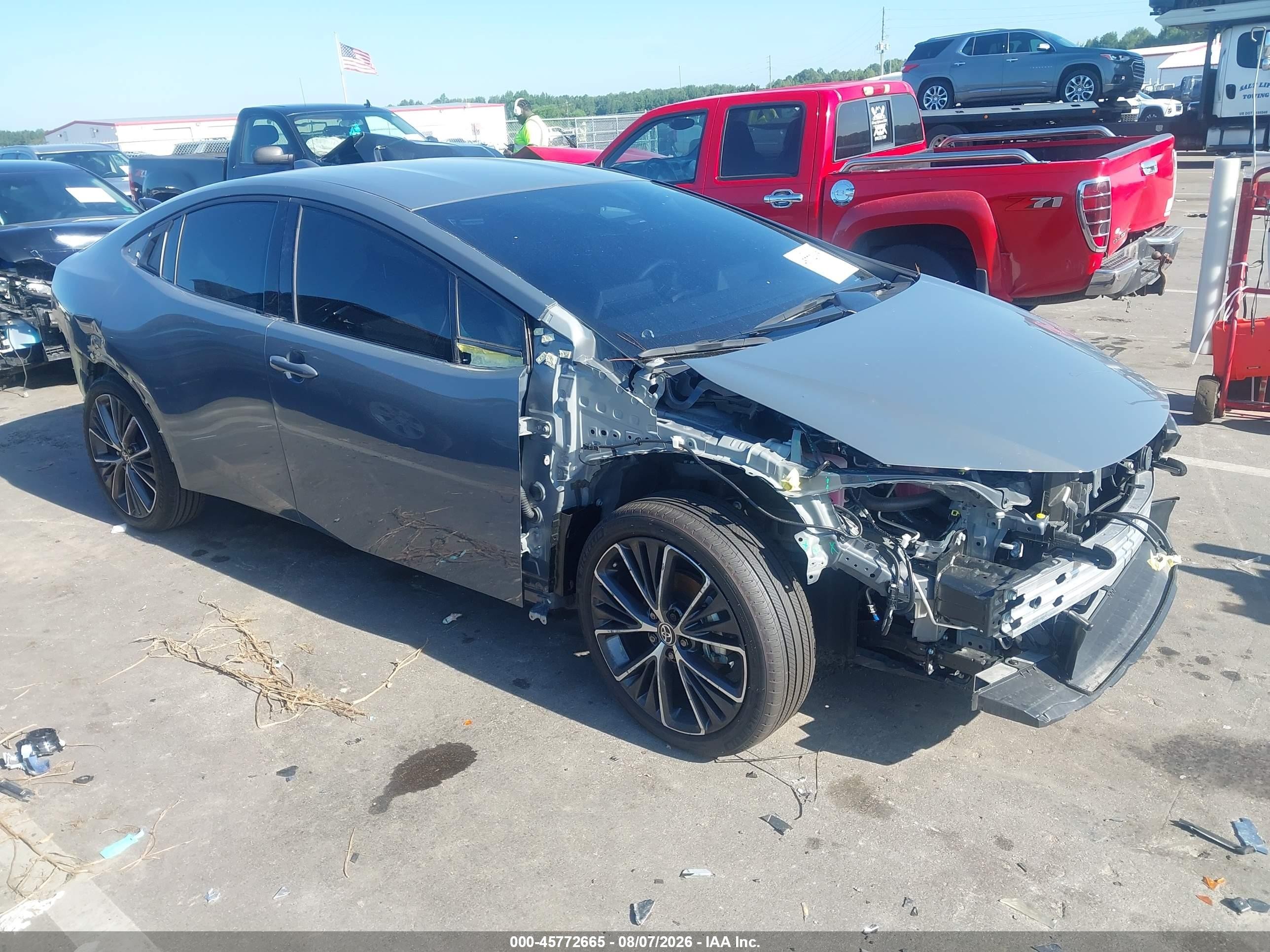 2024 Toyota Prius VIN JTDACAAU1R3042319 — IAAI salvage auction photo