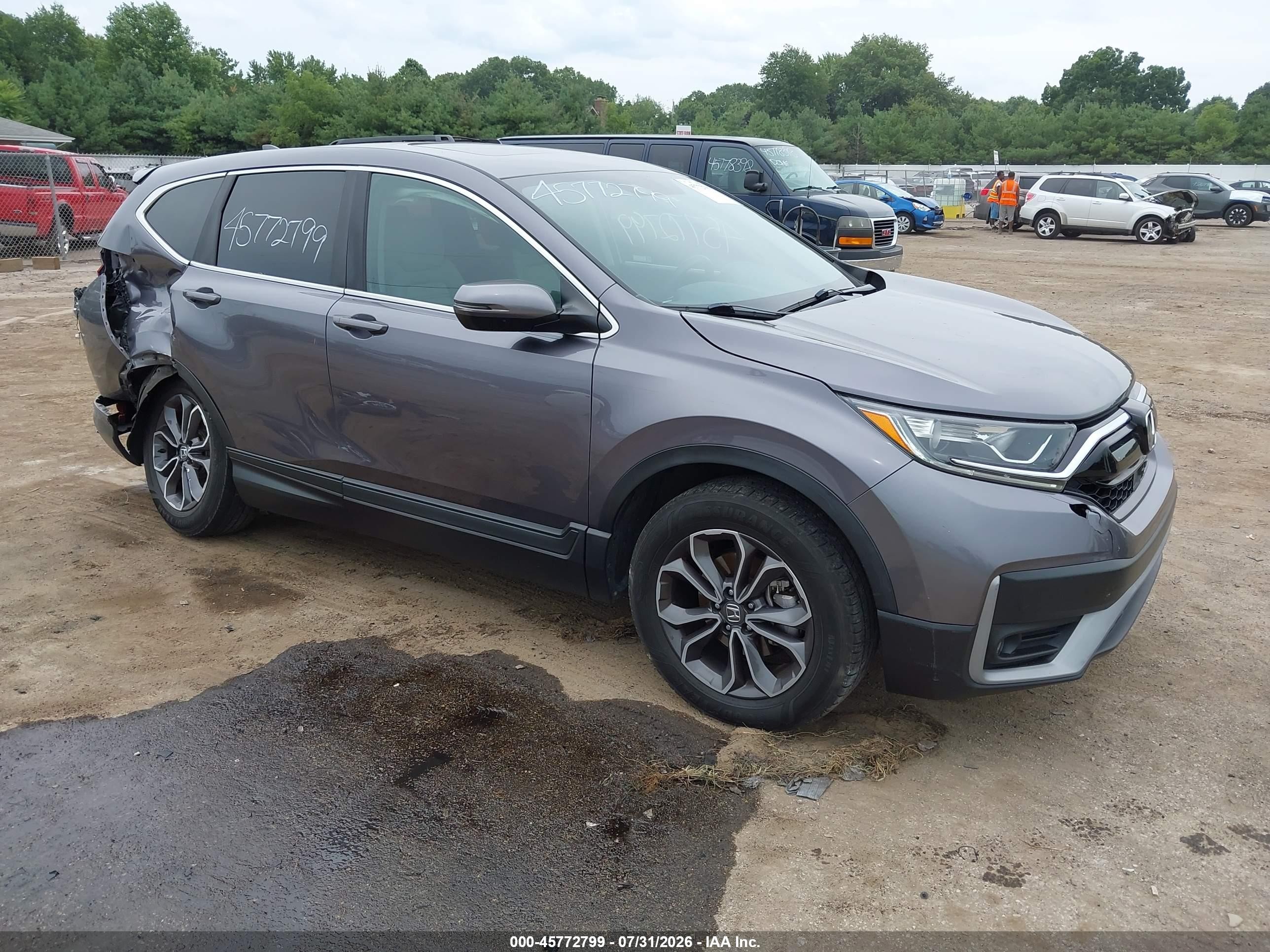 2020 Honda CR-V VIN 7FARW2H57LE007023 — IAAI salvage auction photo